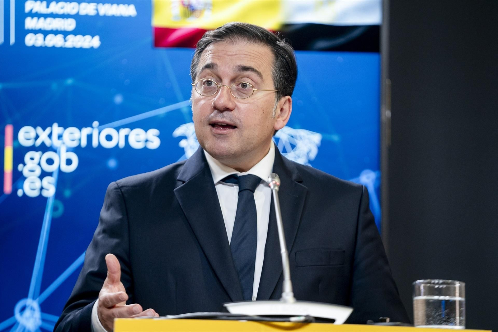 El ministro de Asuntos Exteriores, José Manuel Albares en una imagen de archivo.