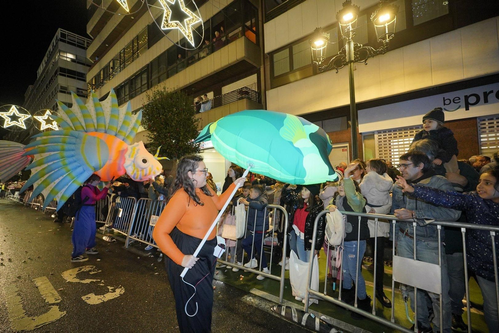 La Cabalgata de los Reyes en Vigo 2024.