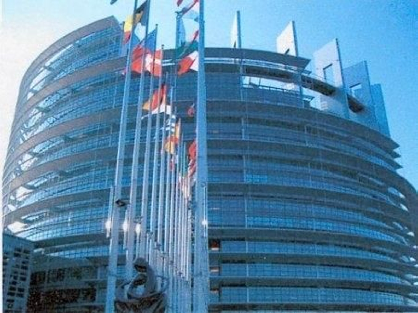 Exterior del Parlamento Europeo.