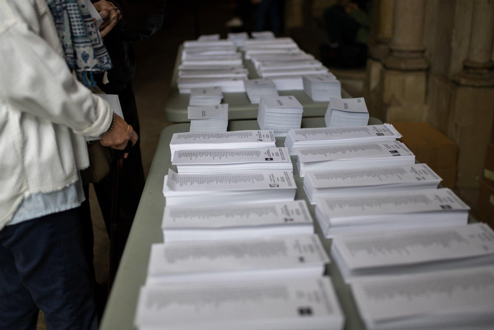 Todas las papeletas de las elecciones catalanas.