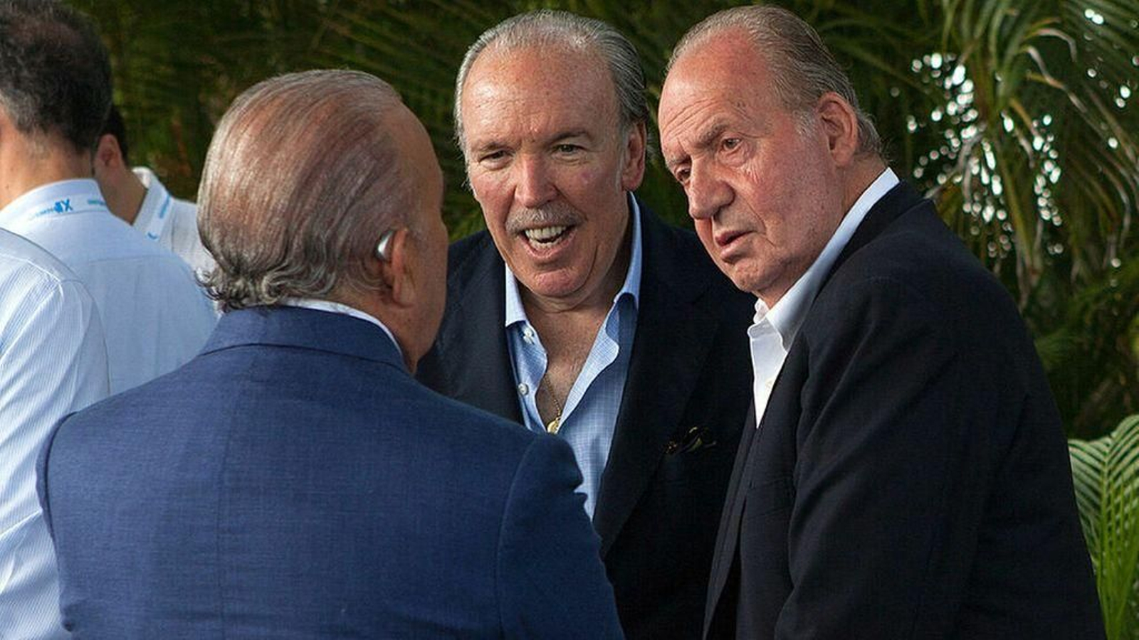 El rey emérito Juan Carlos I, con su amigo José Fanjul en la República Dominicana.