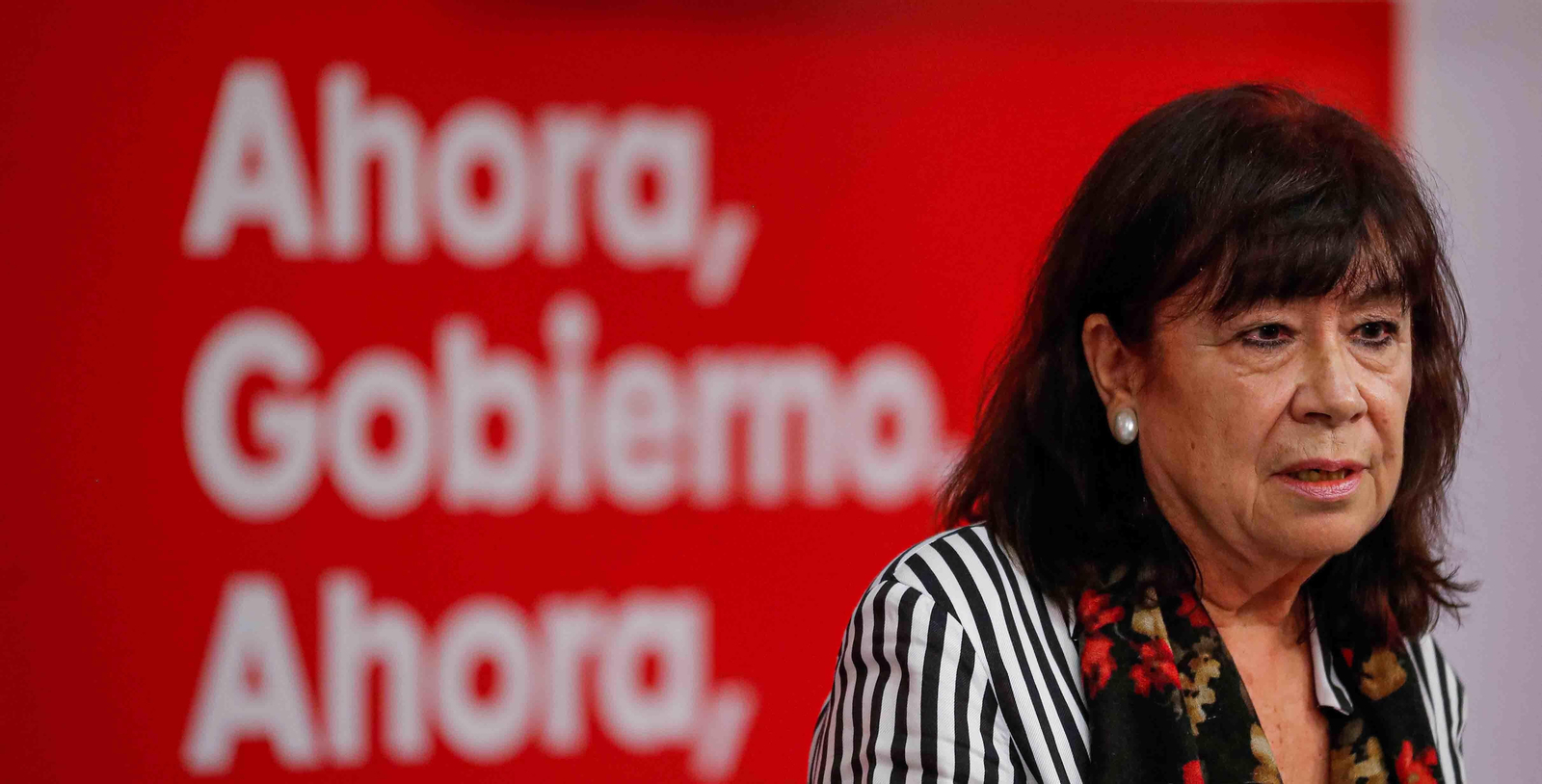 La vicepresidente del Senado y presidenta del PSOE, Cristina Narbona. EFE/Emilio Naranjo