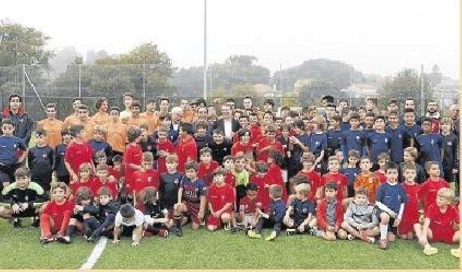 Puesta de largo  del CD Areosa y  del UD Comesaña