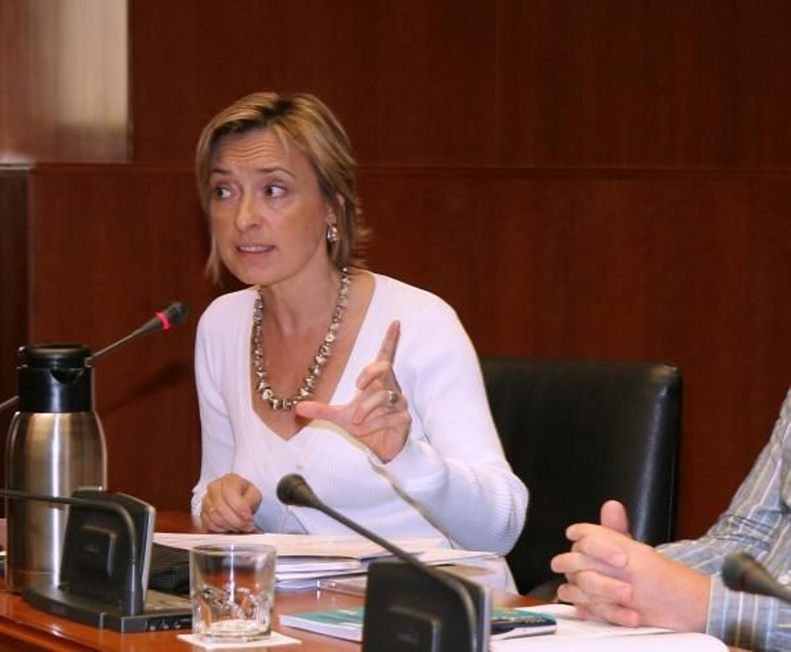 Eva Almunia, consejera de Educación, Cultura y Deporte.