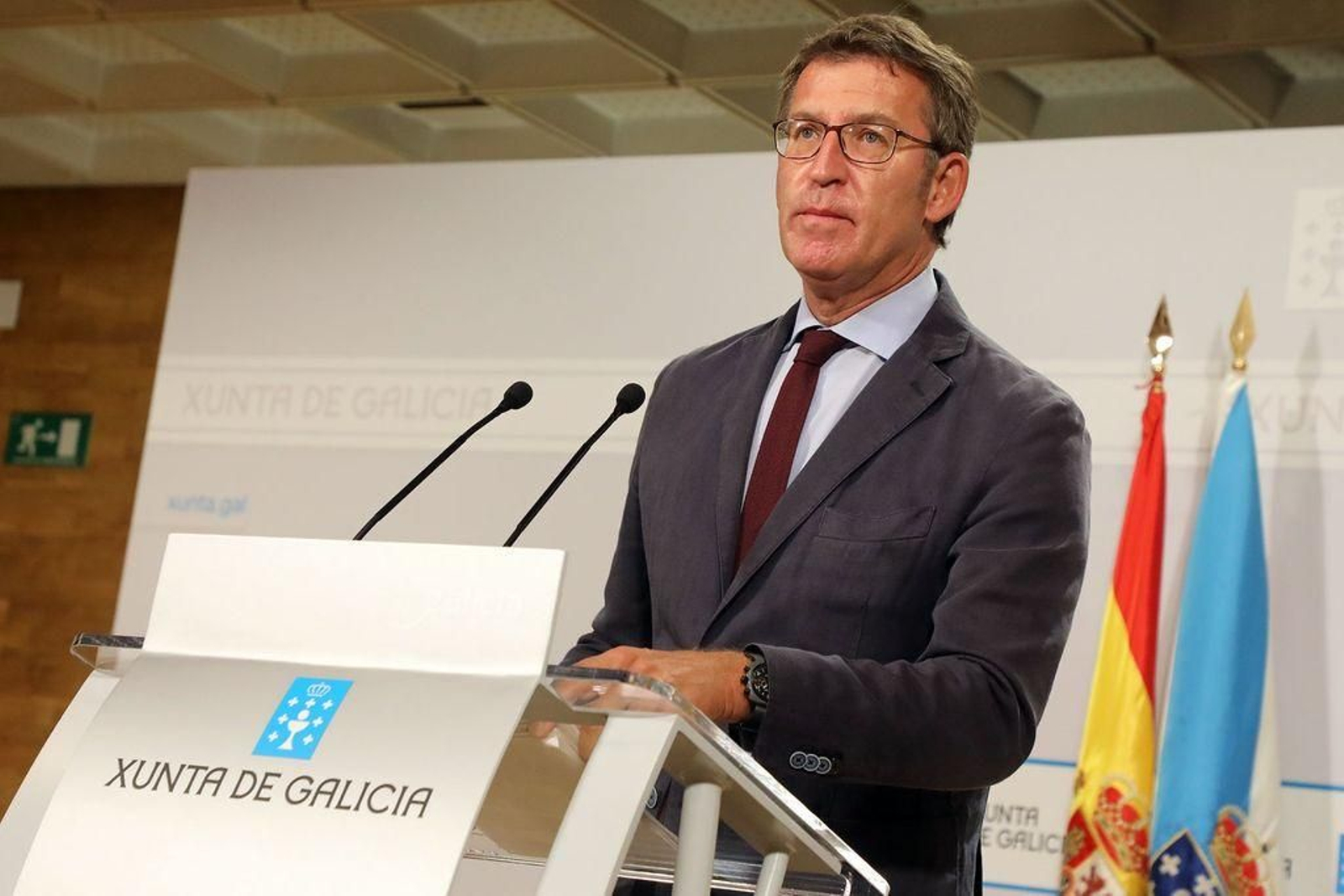 Rueda de prensa de Nuñez Feijoo del comité clínico que asesora a la Xunta