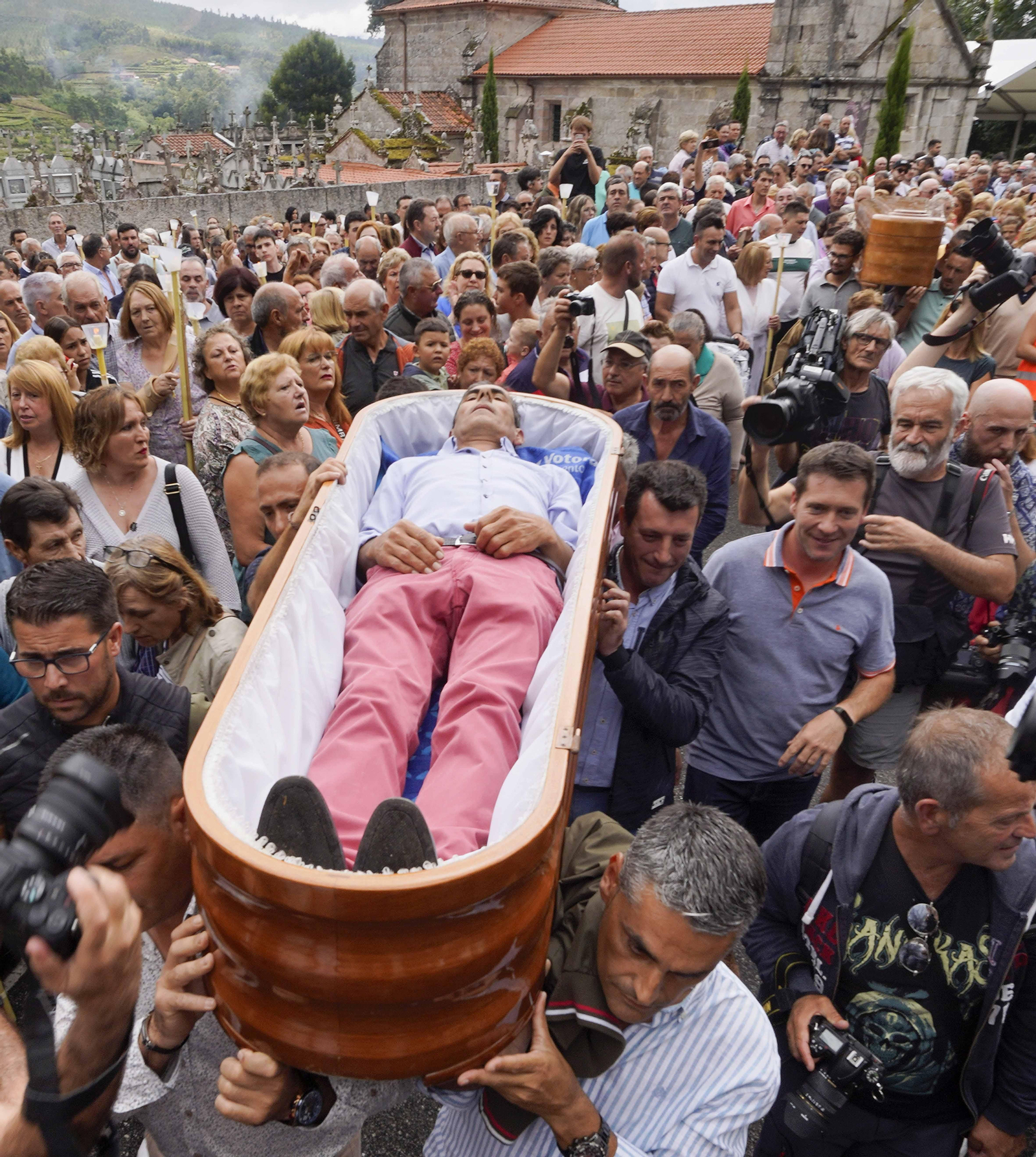 Procesión de Santa Marta de Ribarteme.
