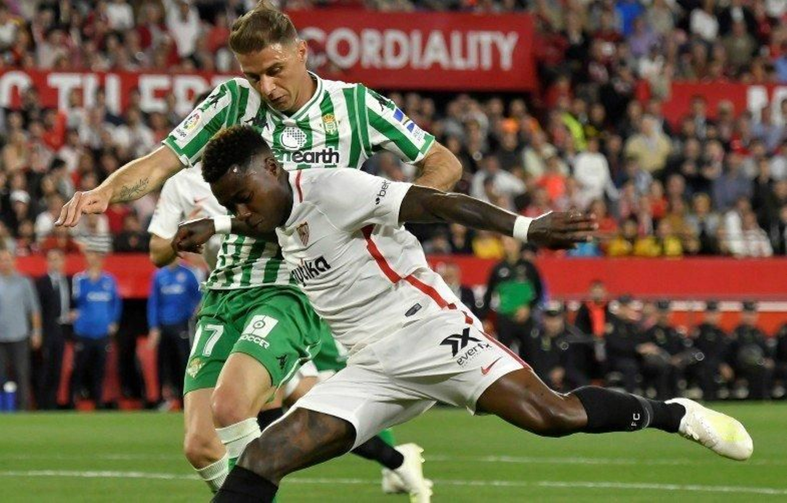 Joaquín, en el partido ante el Sevilla.