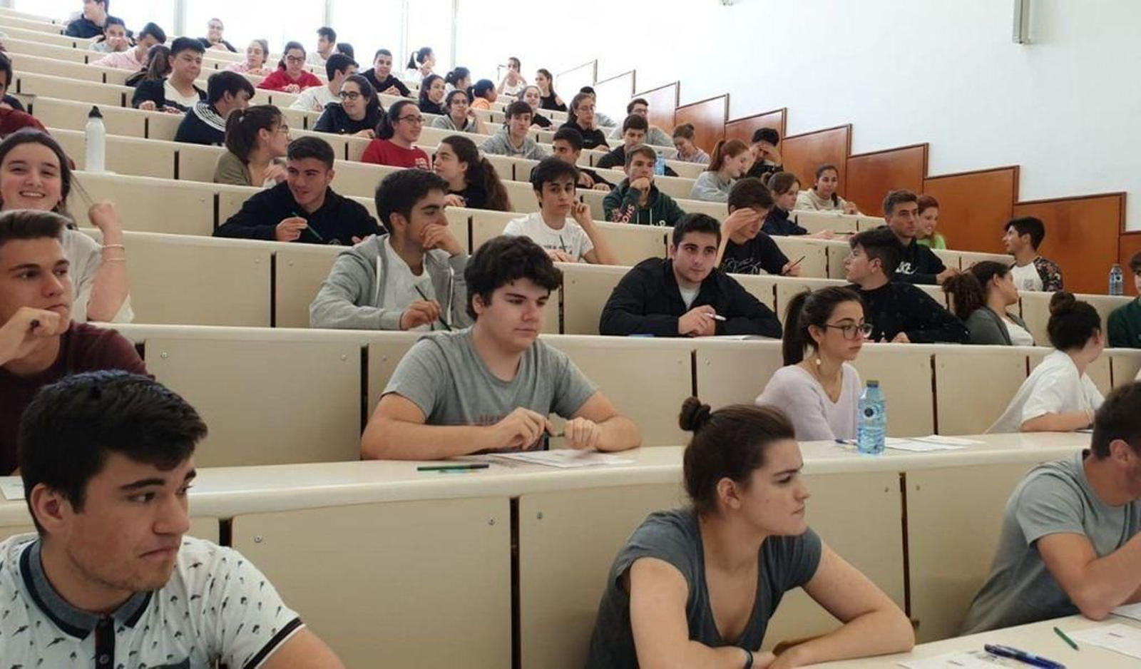 Las pruebas de EBAU (Selectividad) celebradas el pasado año en el campus vigués.