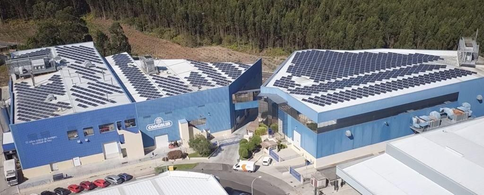 Sede de la firma de congelados en A Pobra.