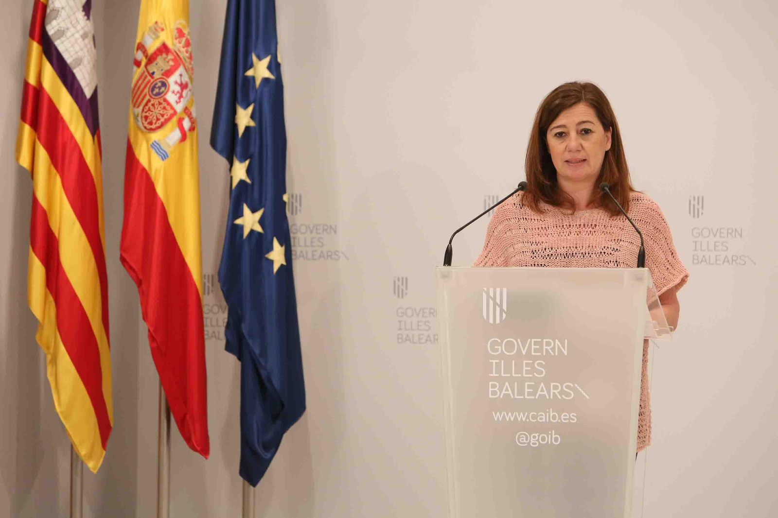 La presidenta de Baleares, Francina Armengol