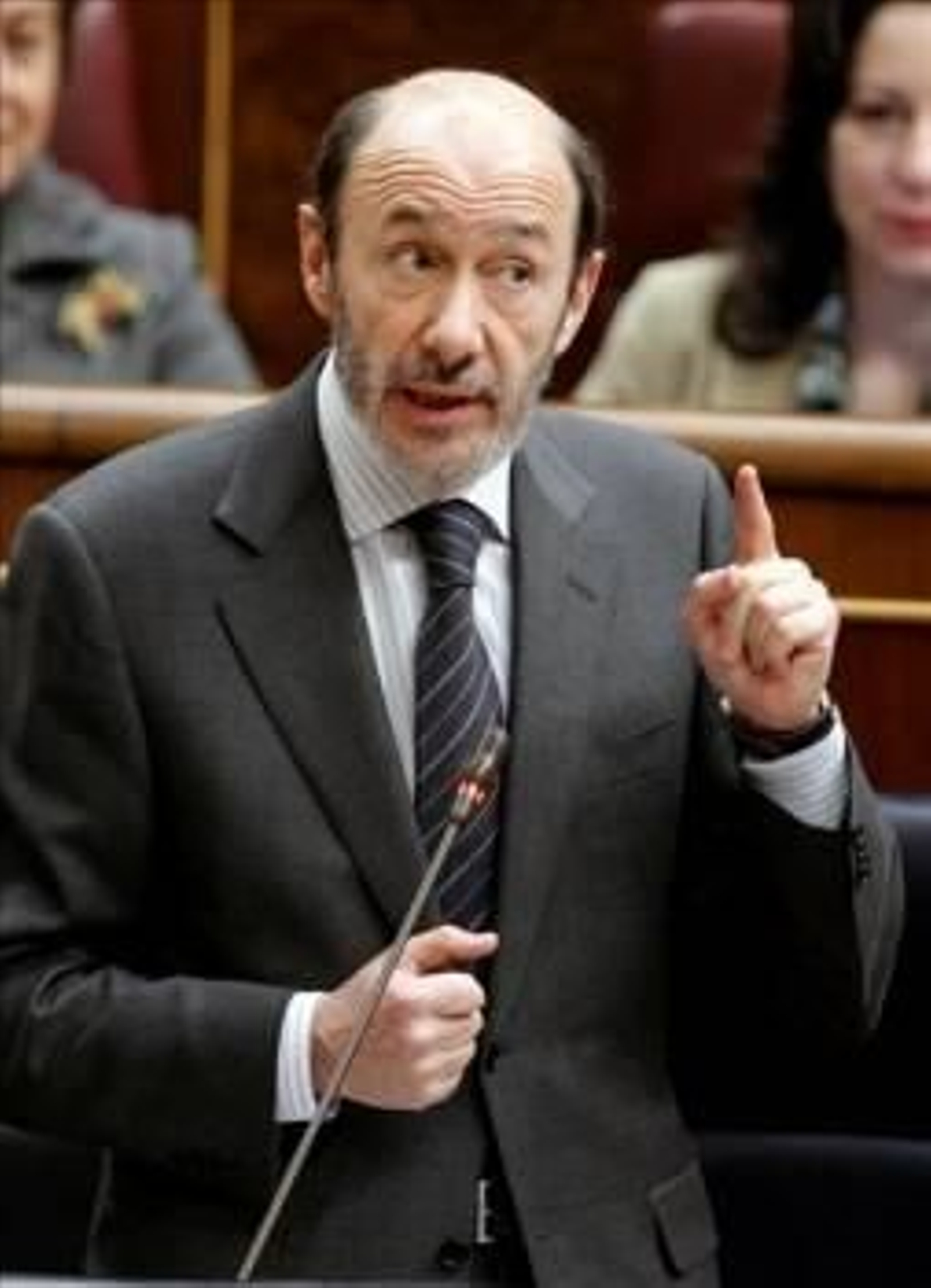 El ministro del Interior, Alfredo Pérez Rubalcaba. (Foto: ÁNGEL DÍAZ)