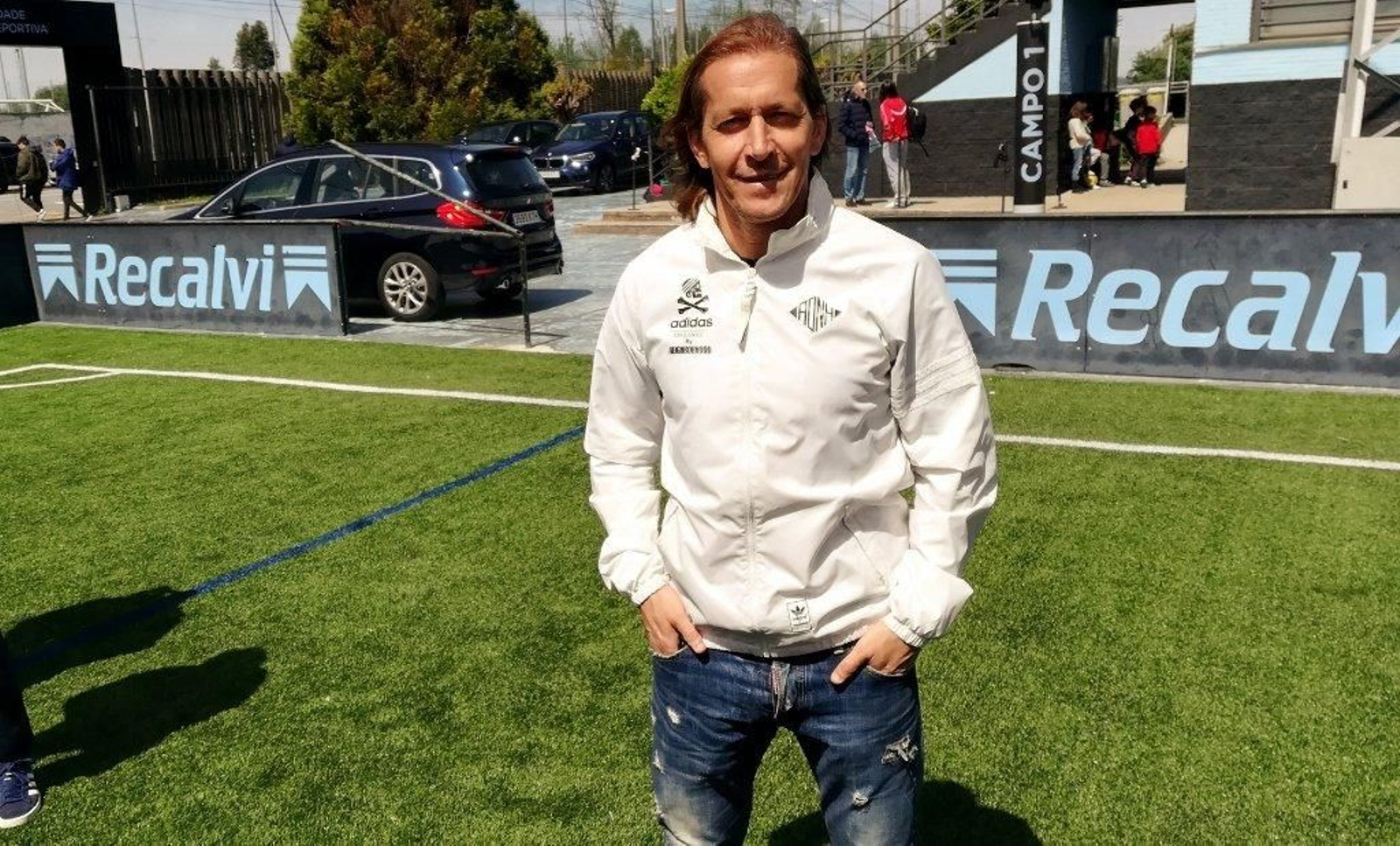 El jugador Míchel Salgado, exlateral derecho del Celta de Vigo