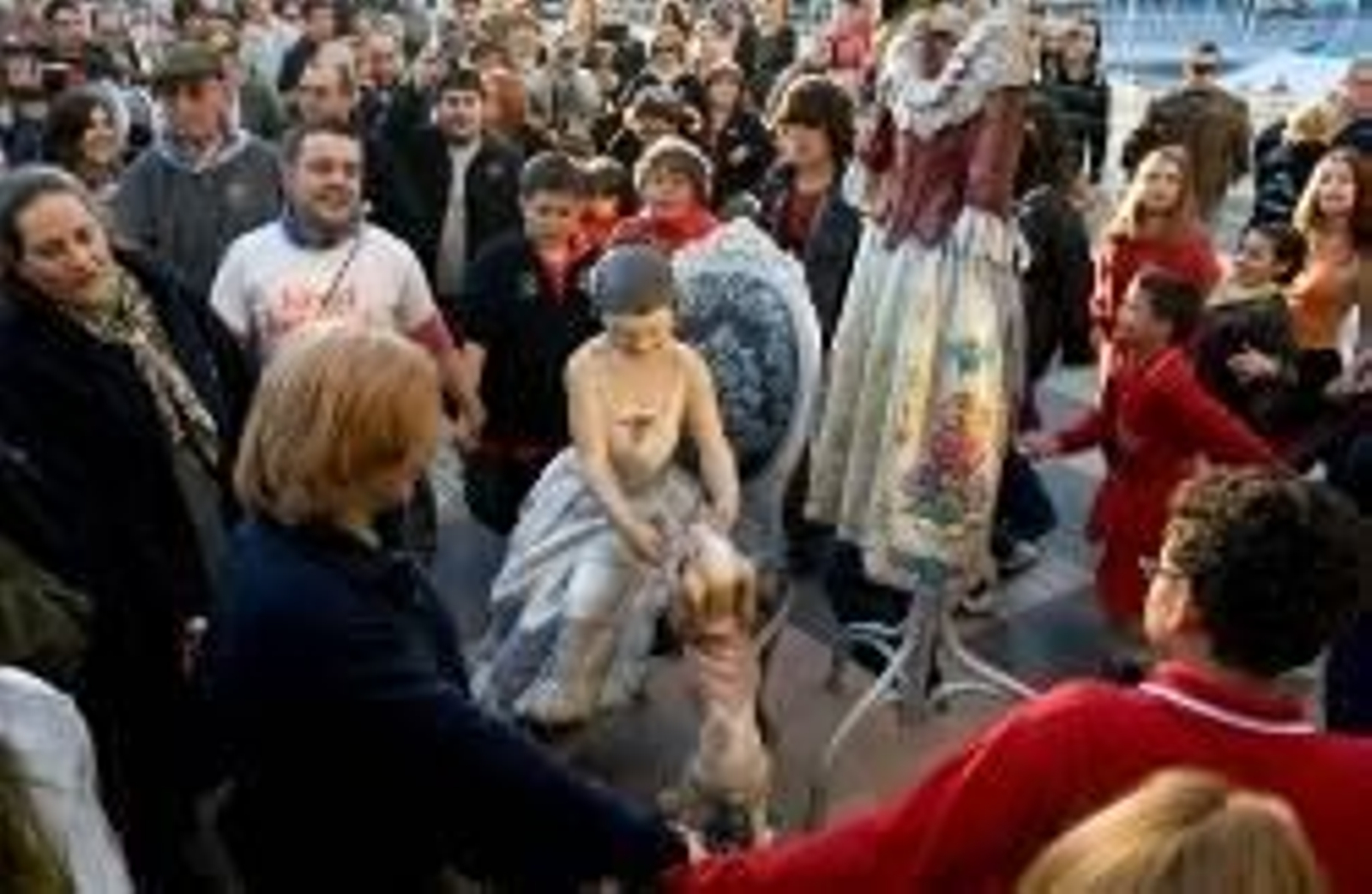 En la imagen, una celebración fallera.