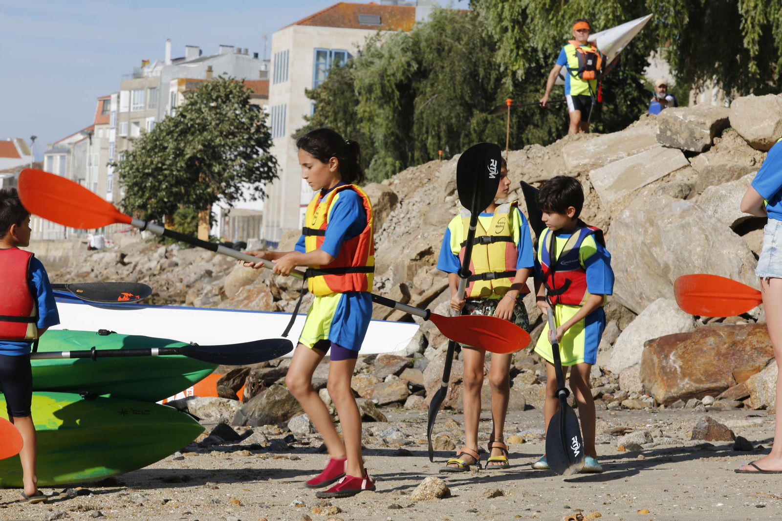 La jornada de entrenamiento especial de la mano de +Deporte Atlántico y el club de piragüismo Kayak Vigo