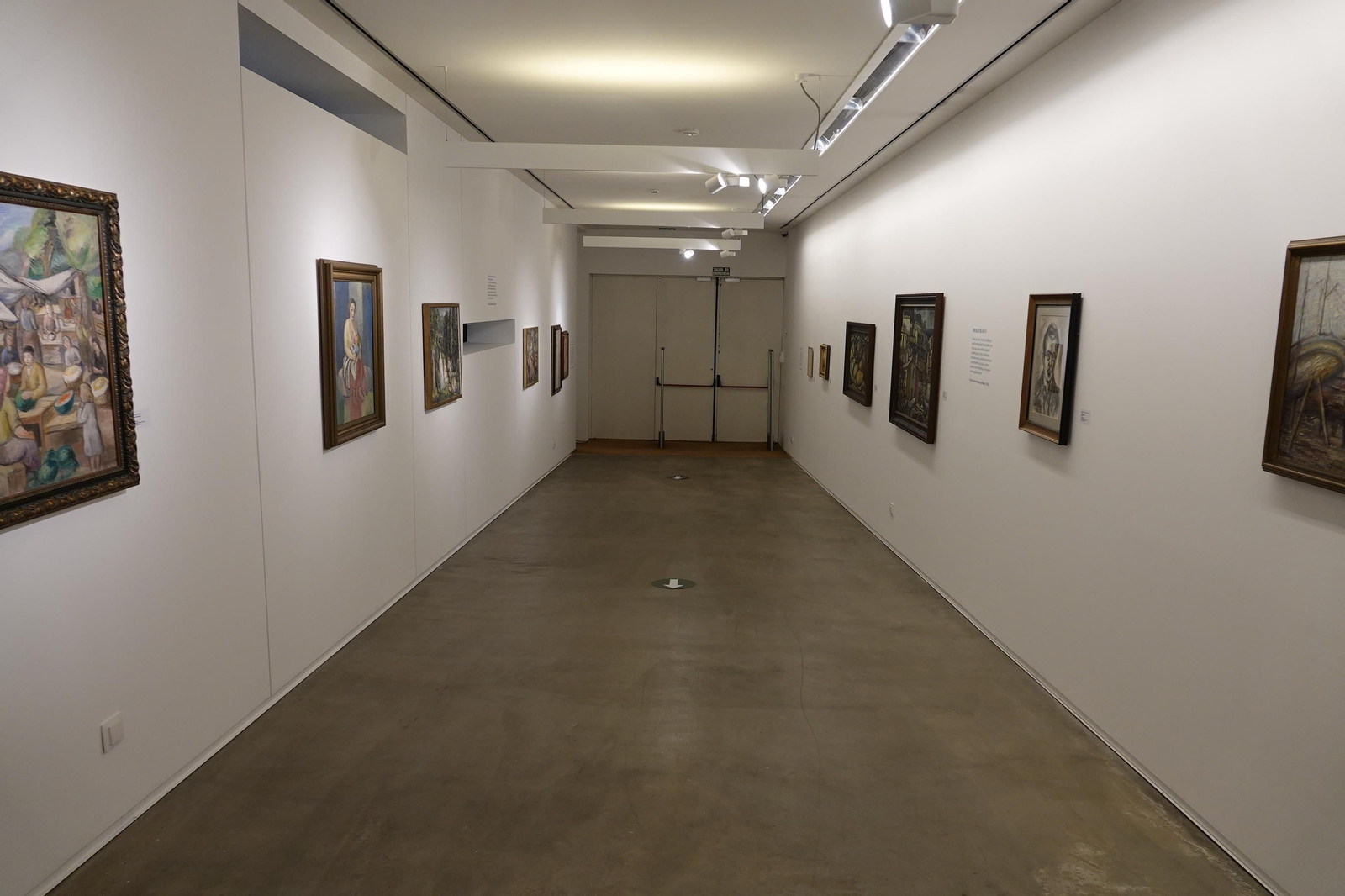 Presentación en la Pinacoteca de "Nos vieiros da arte galega", sobre a colección municipal de Francisco Fernández del Riego.