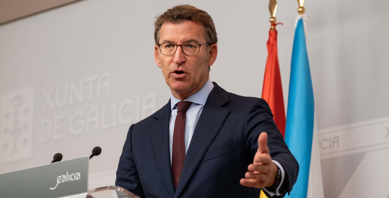 El presidente de la Xunta de Galicia, Alberto Núñez Feijóo