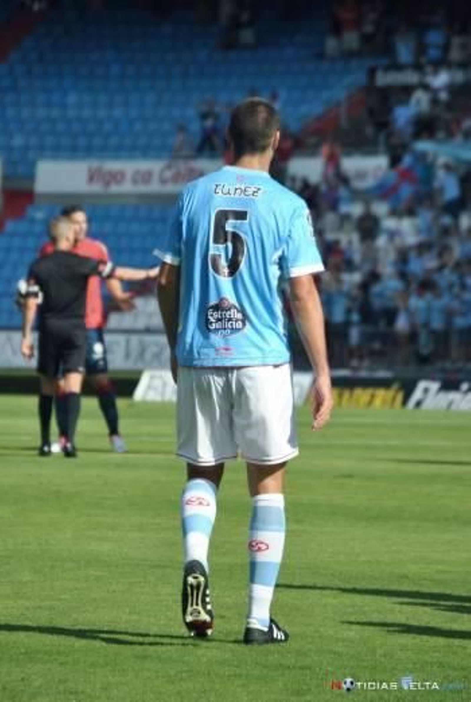 Túñez, en Balaídos.