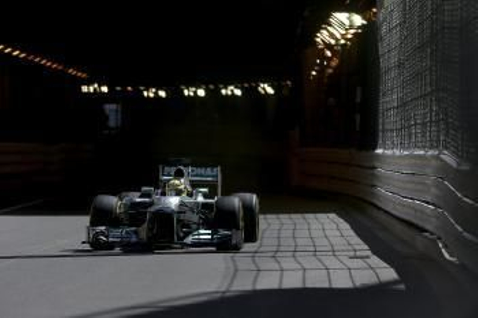 El piloto alemán Nico Rosberg del equipo Mercedes AMG.