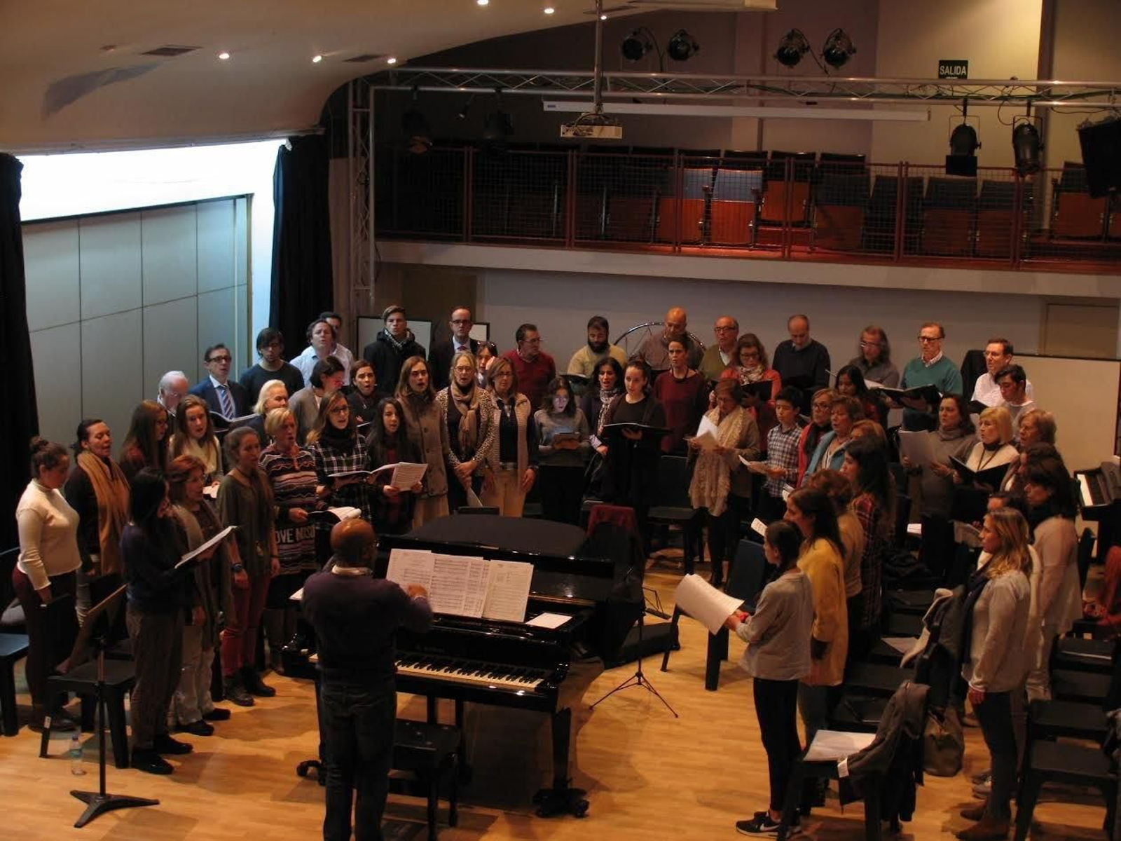 Los ensayos para el Vaticano.