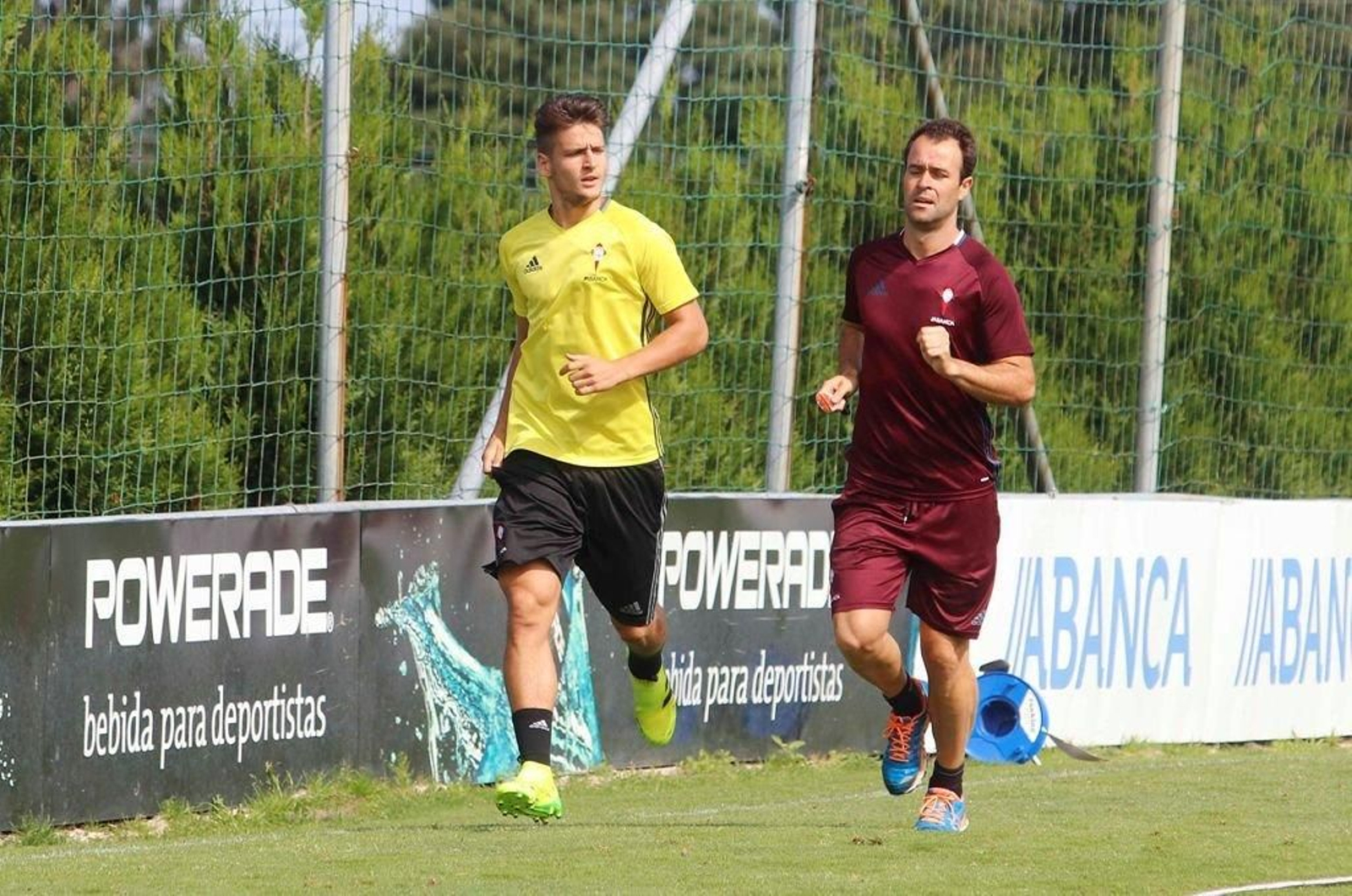 Radoja, con el fisioterapeuta.