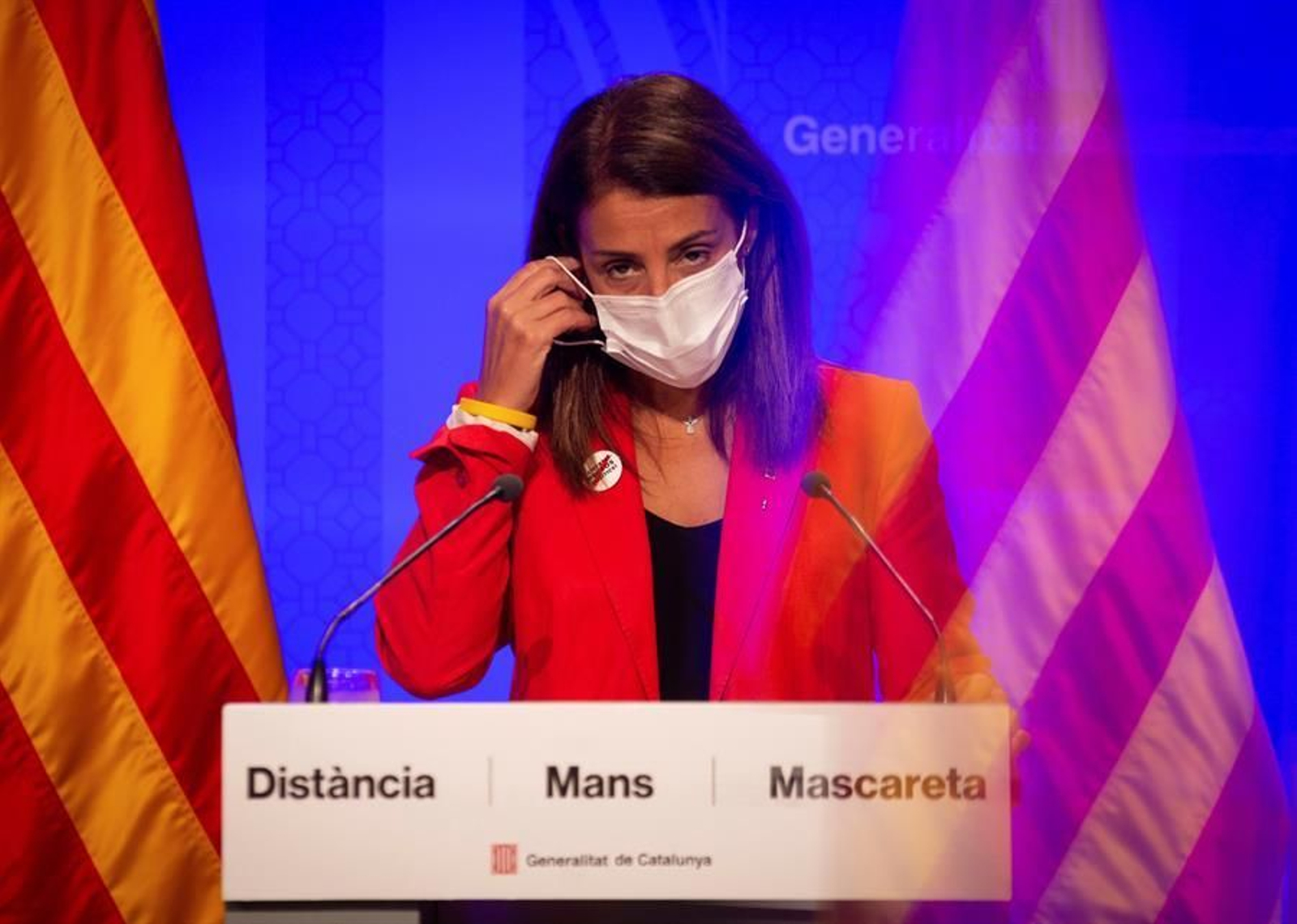 La Consellera de Presidencia, Meritxell Budó.