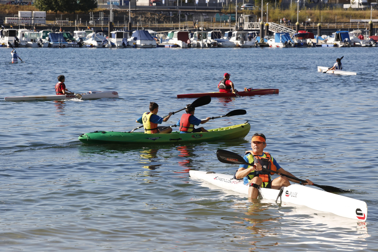 La jornada de entrenamiento especial de la mano de +Deporte Atlántico y el club de piragüismo Kayak Vigo
