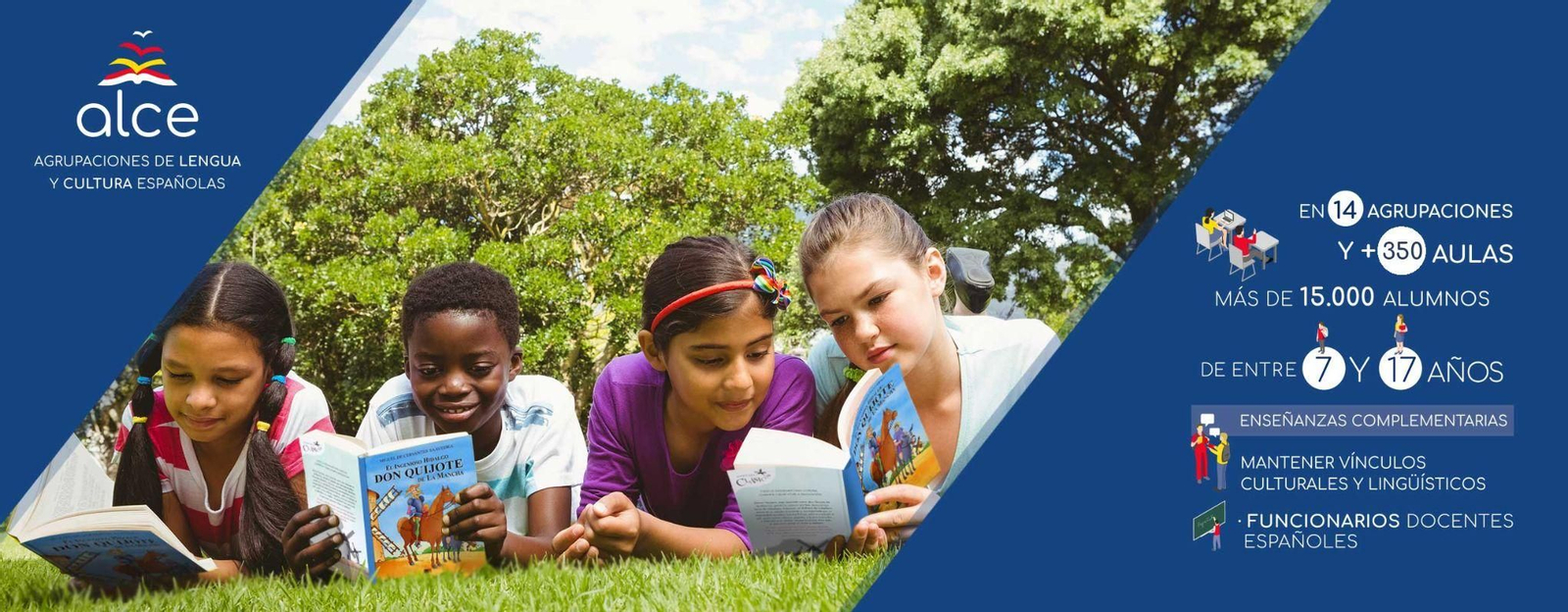 Imagen promocional de las Aulas ALCE del Ministerio de Educación.