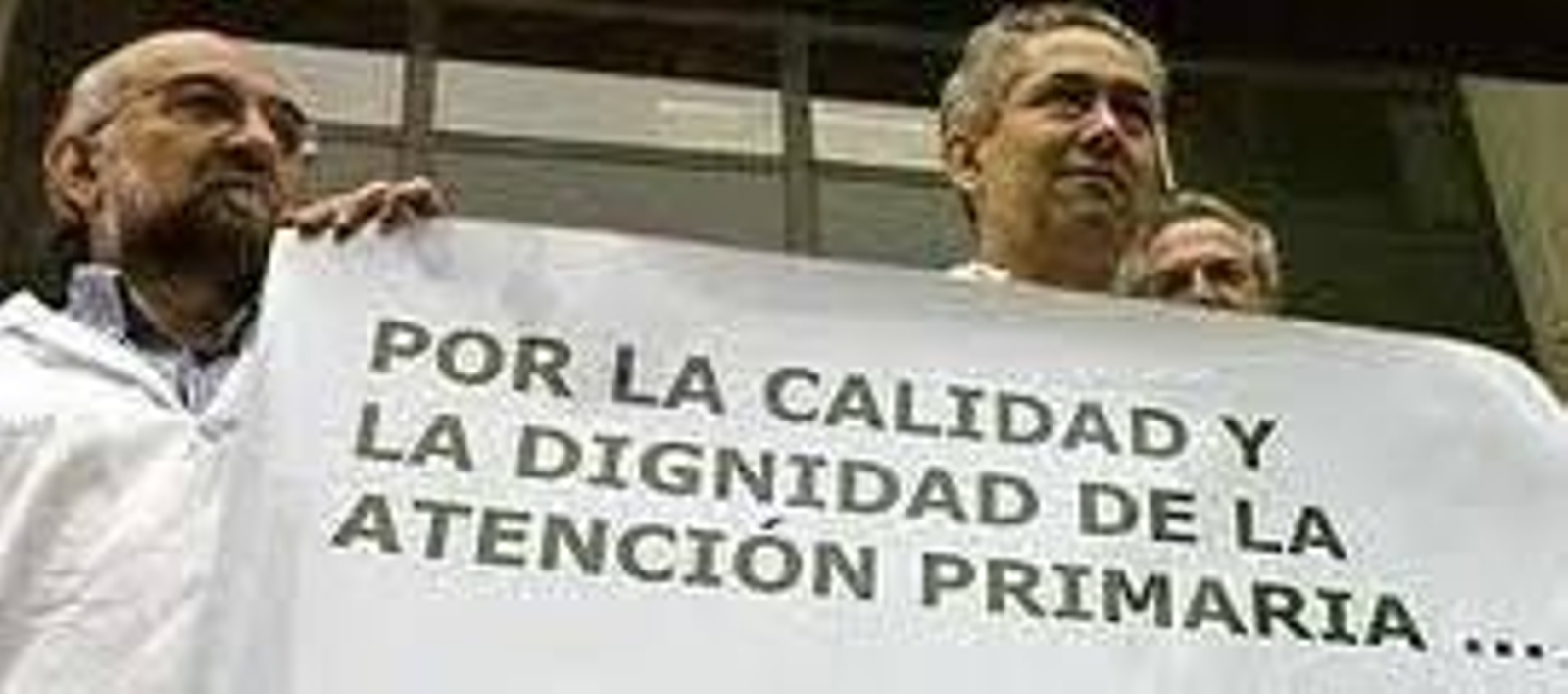 Imagen de una manifestación en la que se reivindican mejoras en la atención primaria.