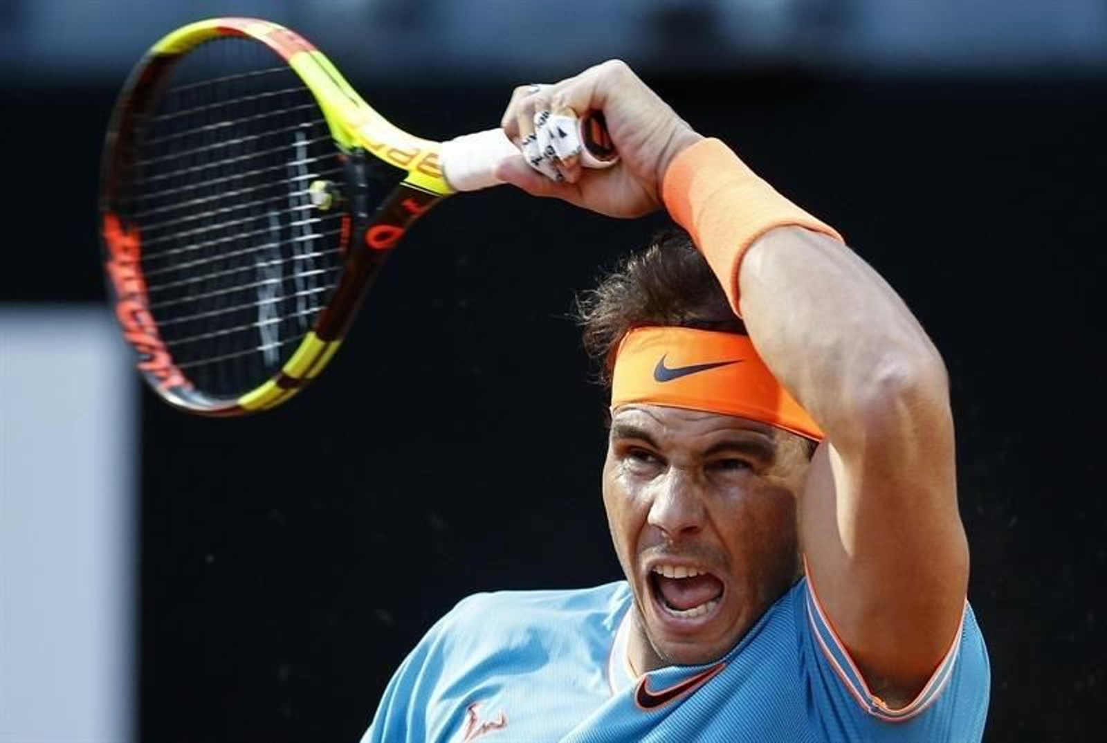 Rafael Nadal ganó ayer dos partidos por la vía rápida.