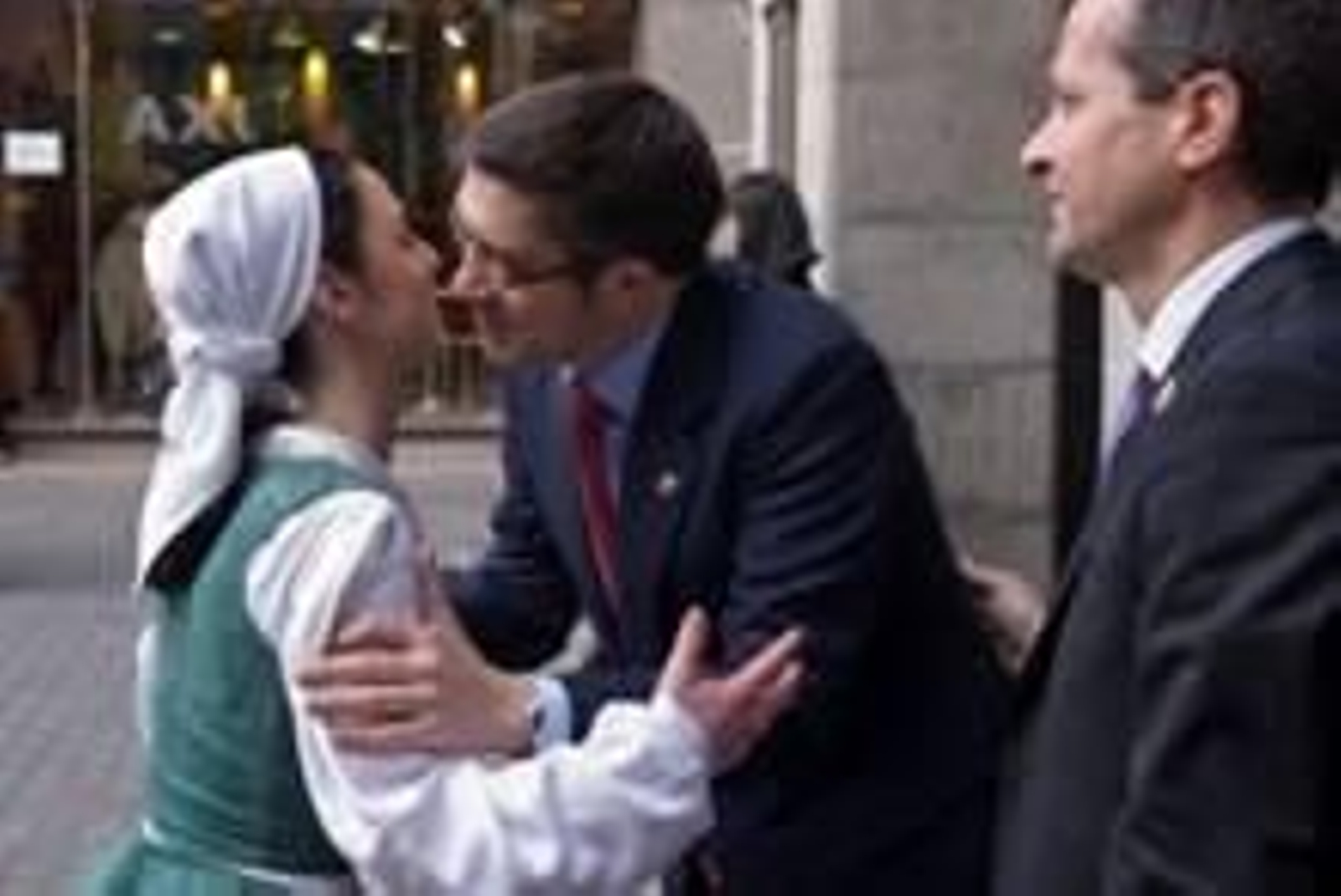 Llegada de Patxi López a Tolosa.