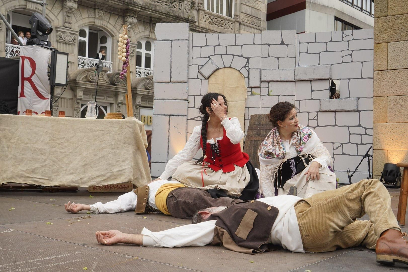 Representación de la Reconquista de Vigo 2024.