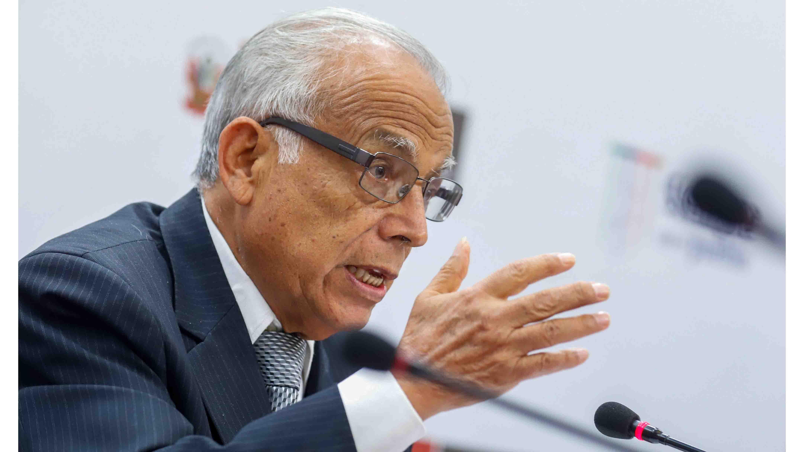 Fotografía cedida por la Presidencia del Consejo de Ministros del primer ministro de Perú, Aníbal Torres. EFE/ Presidencia Del Consejo De Ministros