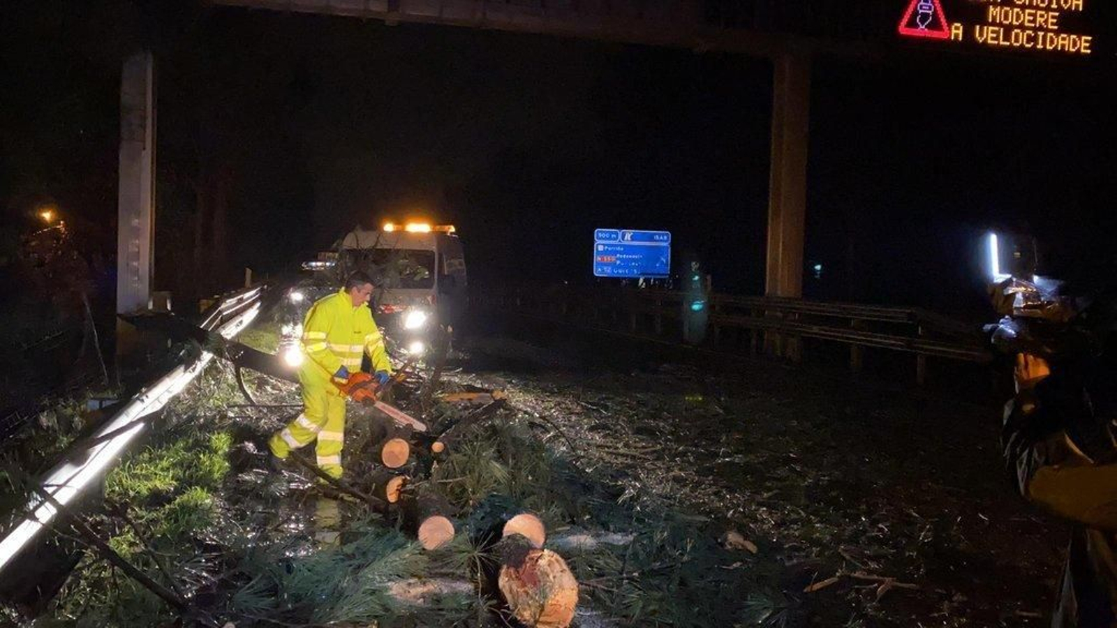 Los efectos de la borrasca "Elsa" // Alberte