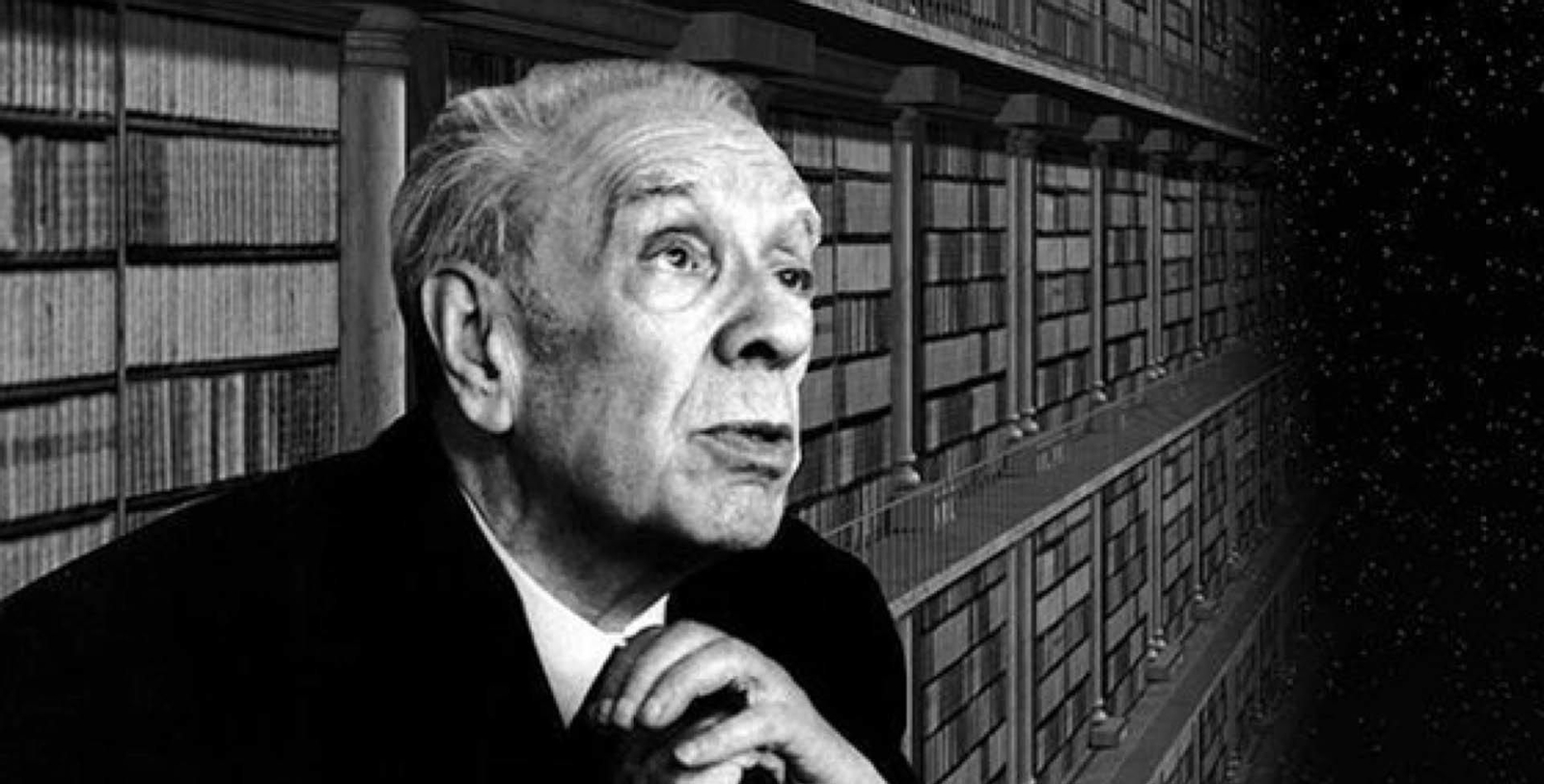 En la imagen Jorge Luis Borges