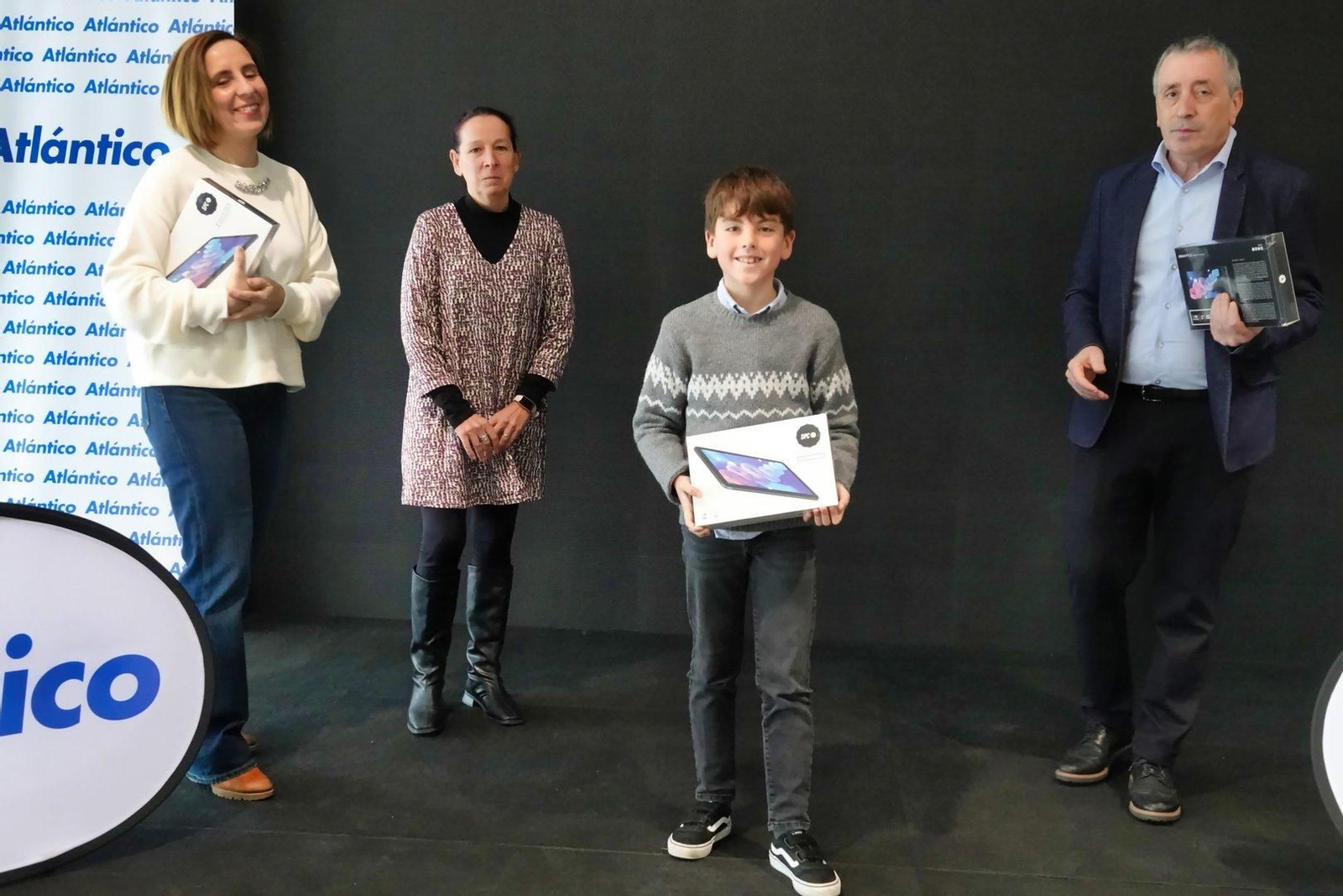 Premiados en el concurso de dibujo 'Vida Sostenible'.
