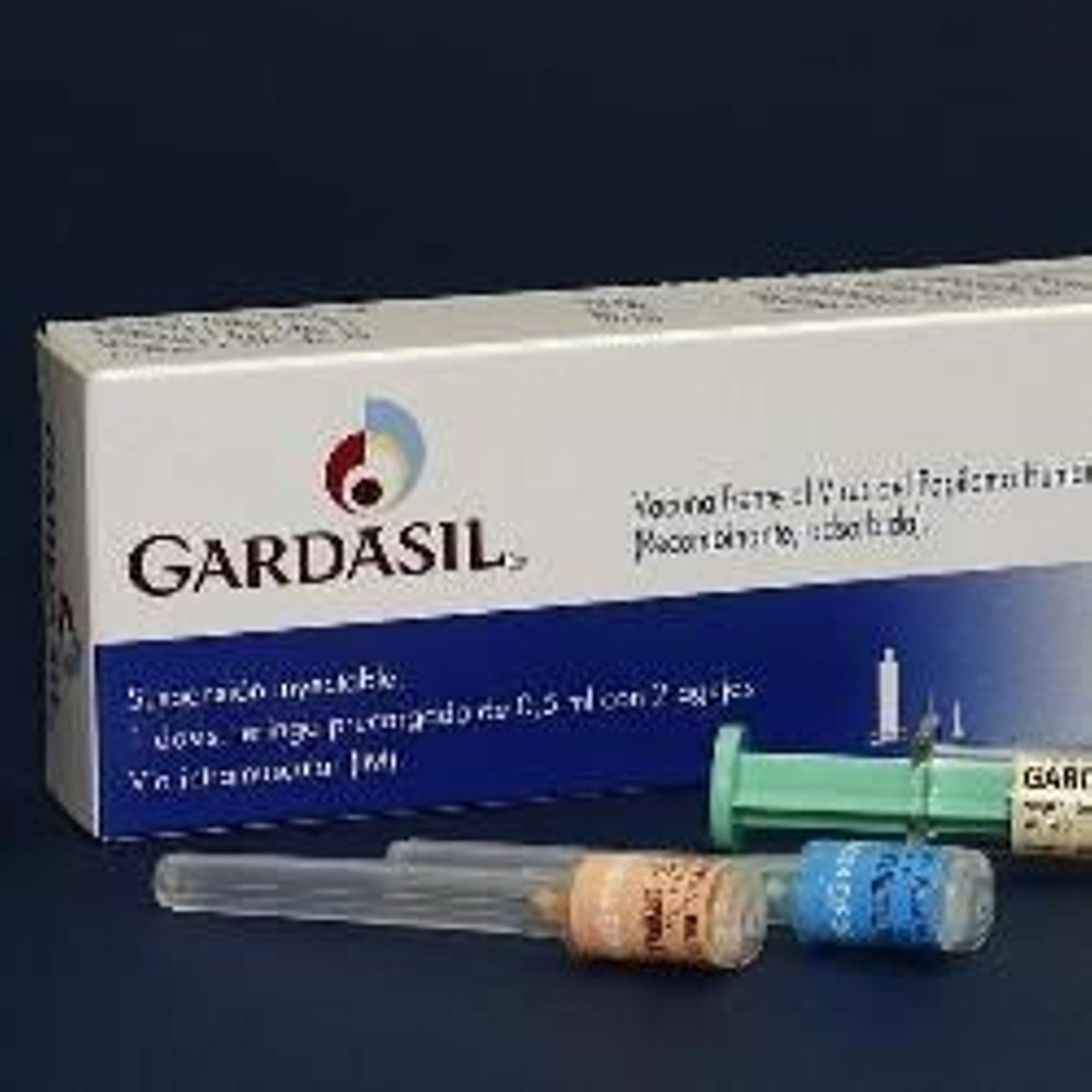 Vista de la vacuna contra el virus del papiloma humano (VPH).