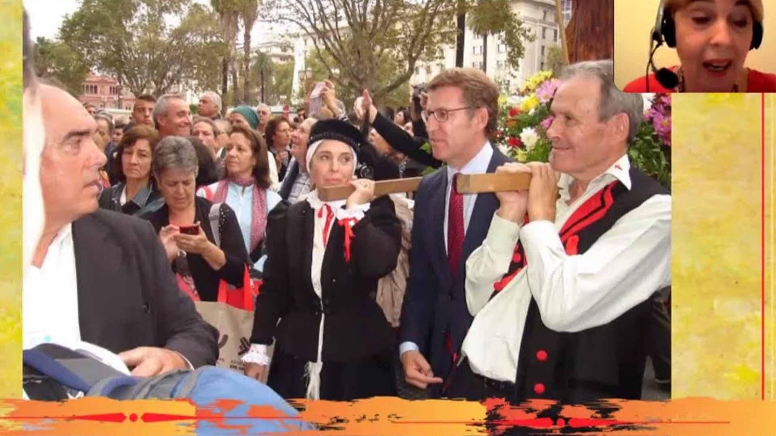 Josefa Silva con Feijóo web