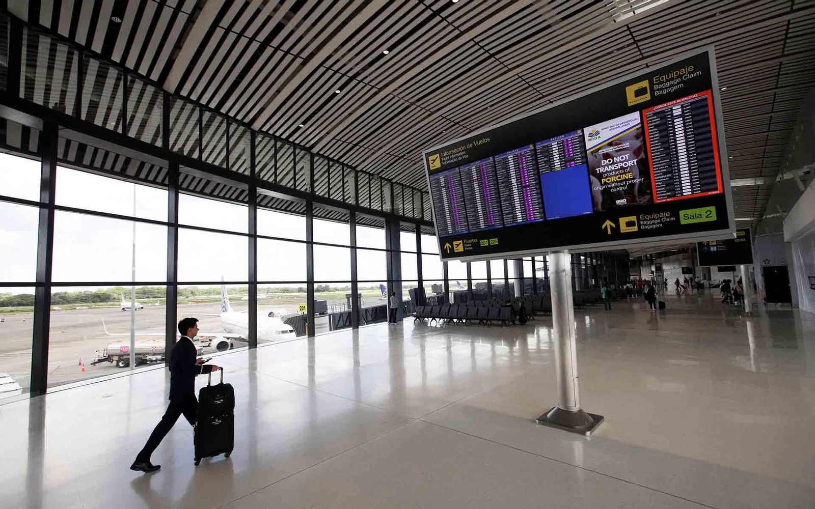 Vista del Aeropuerto Internacional de Tocumen en Ciudad de Panamá (Panamá). EFE/Bienvenido Velasco/Archivo
