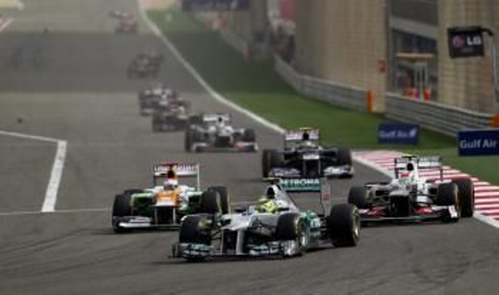 Nico Rosberg en el gran premio de Baréin (Foto: EFE)