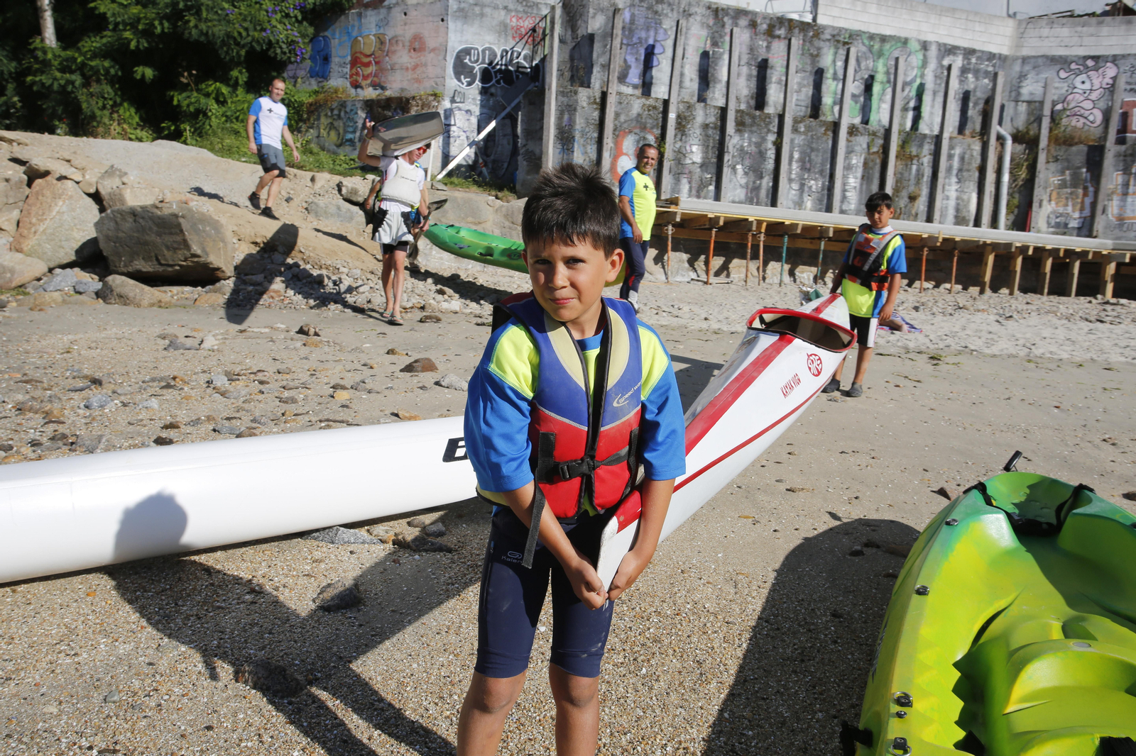 La jornada de entrenamiento especial de la mano de +Deporte Atlántico y el club de piragüismo Kayak Vigo