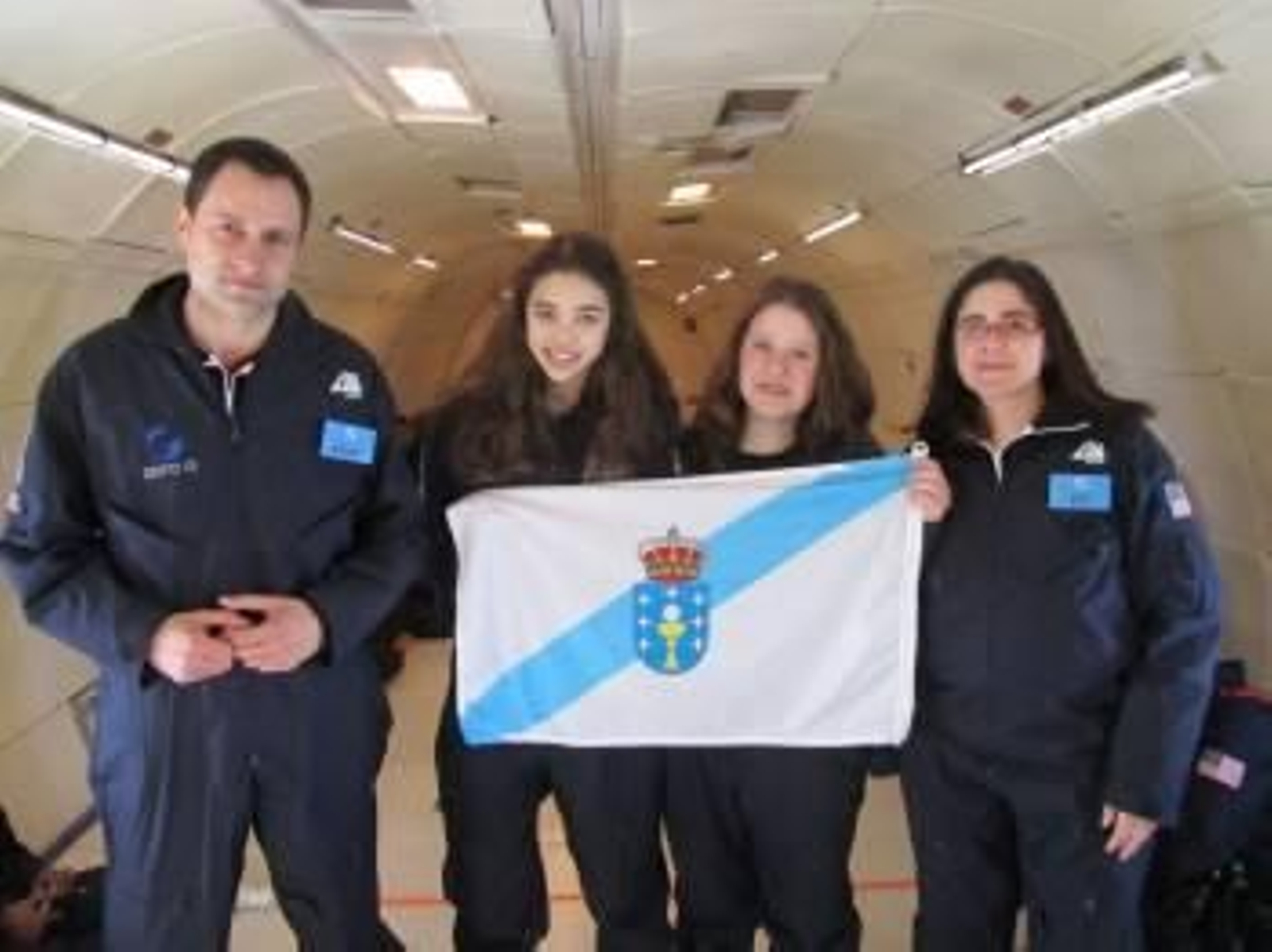 Javier Méndez, Laura Calvo, María Vilas y Susana Rodríguez.  (Foto: E. PALOMO )