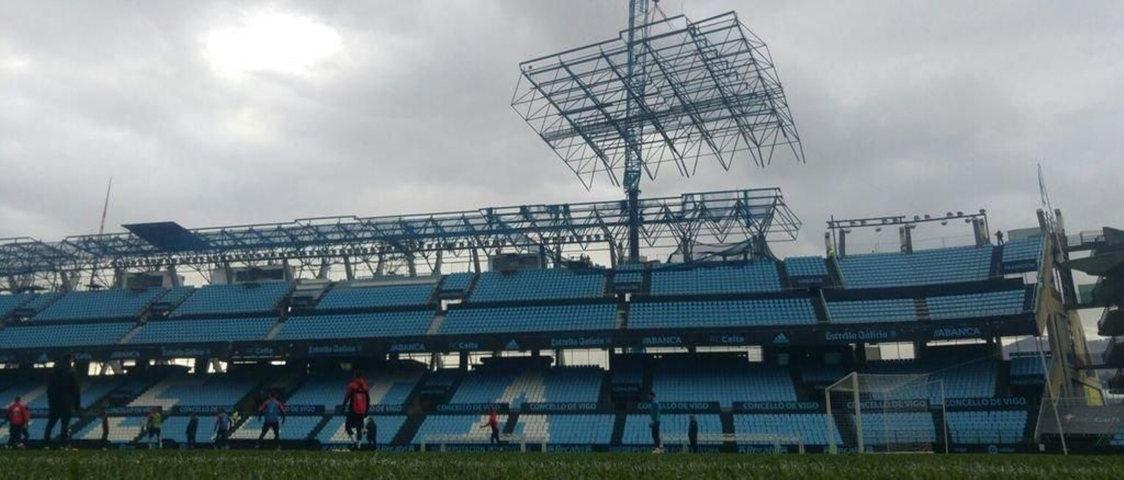 La malla de la cubierta de Río vuelve a su sitio