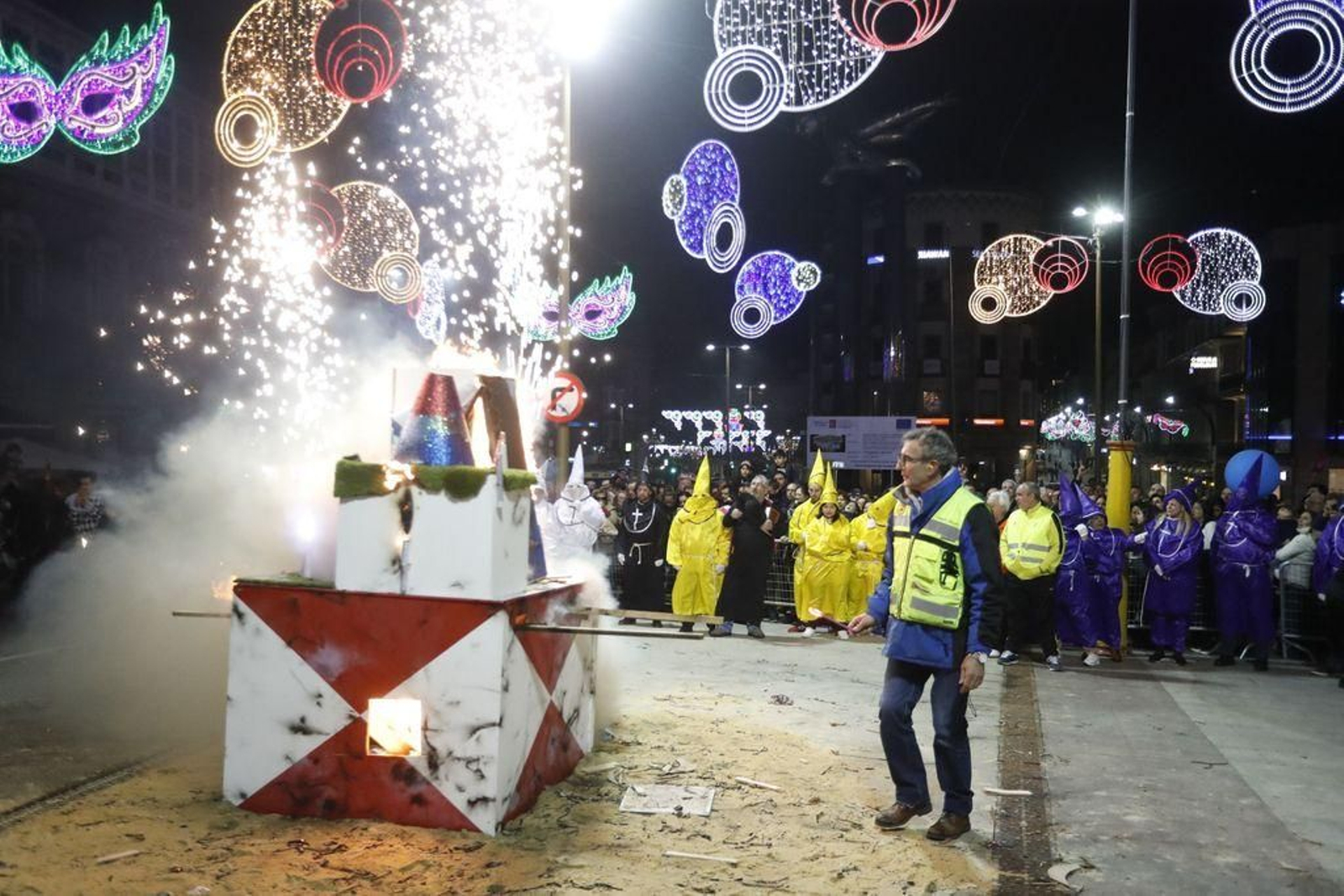 La base del Meco fue la única en arder, ya que el resto del Meco disfrutó de un indulto por ser elementos positivos de la ciudad.
