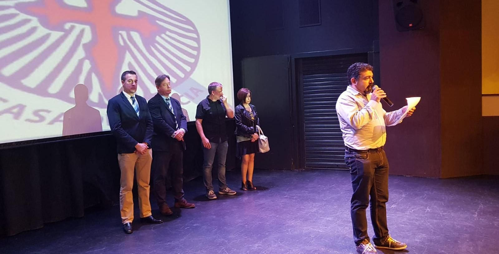 La foto pertenece a la celebración del 50º aniversario da Casa de Galicia de Ondárroa