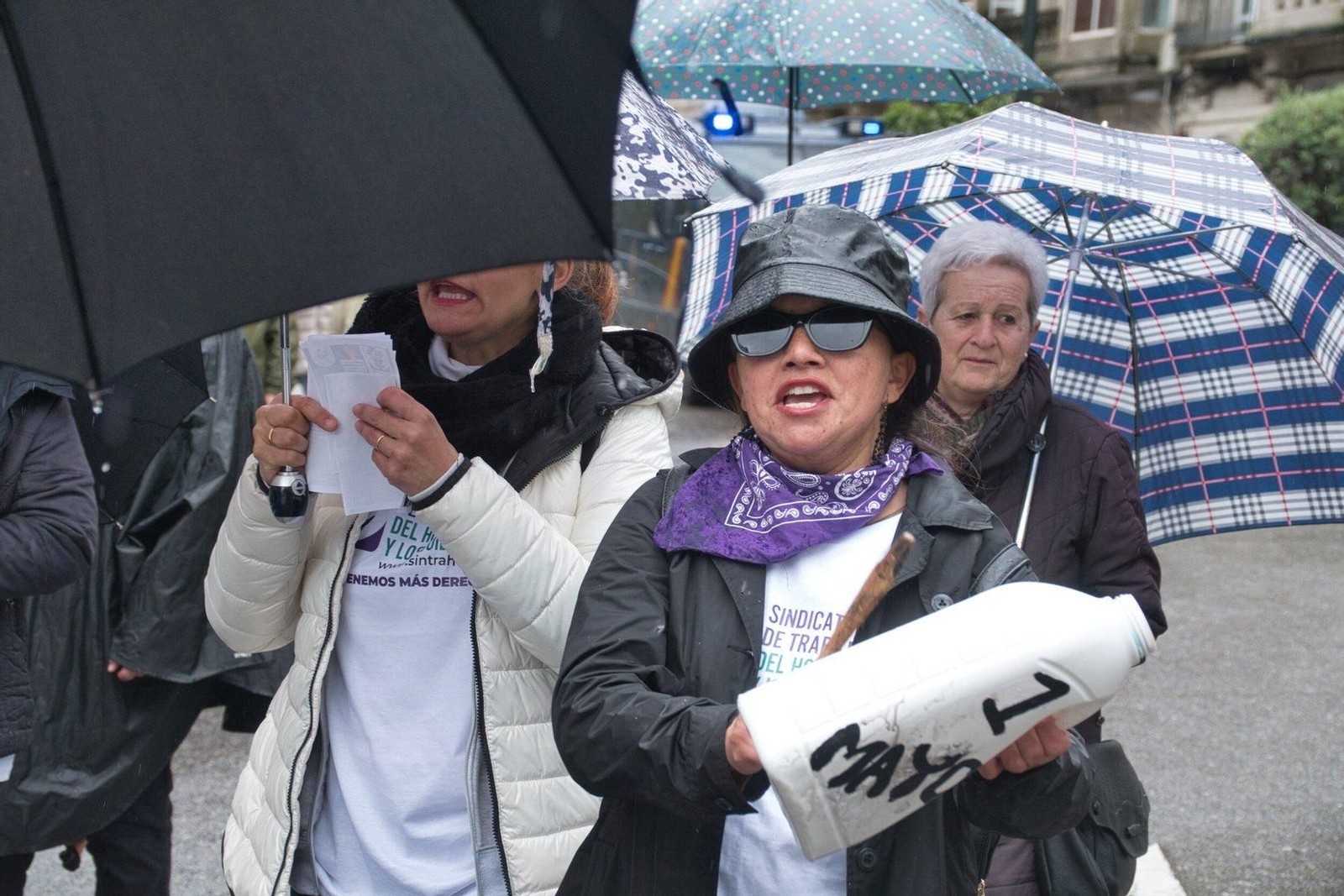 Manifestación de la CUT.