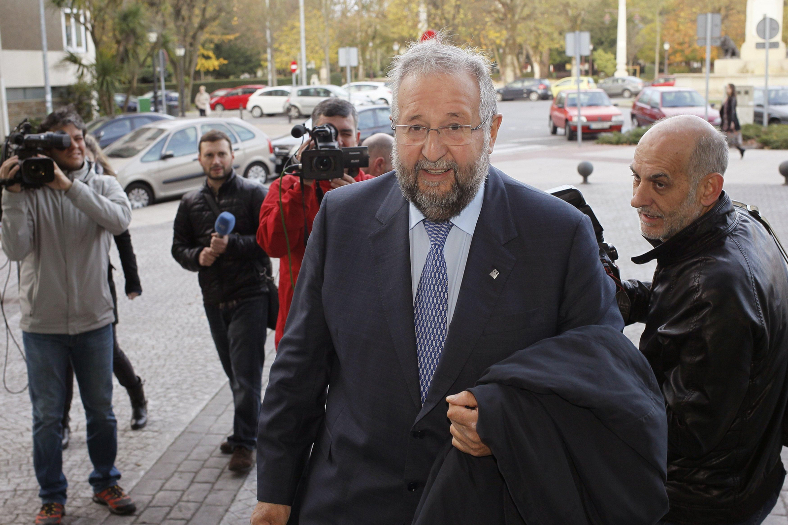 Orozco, llegando a los juzgados en noviembre de 2015.