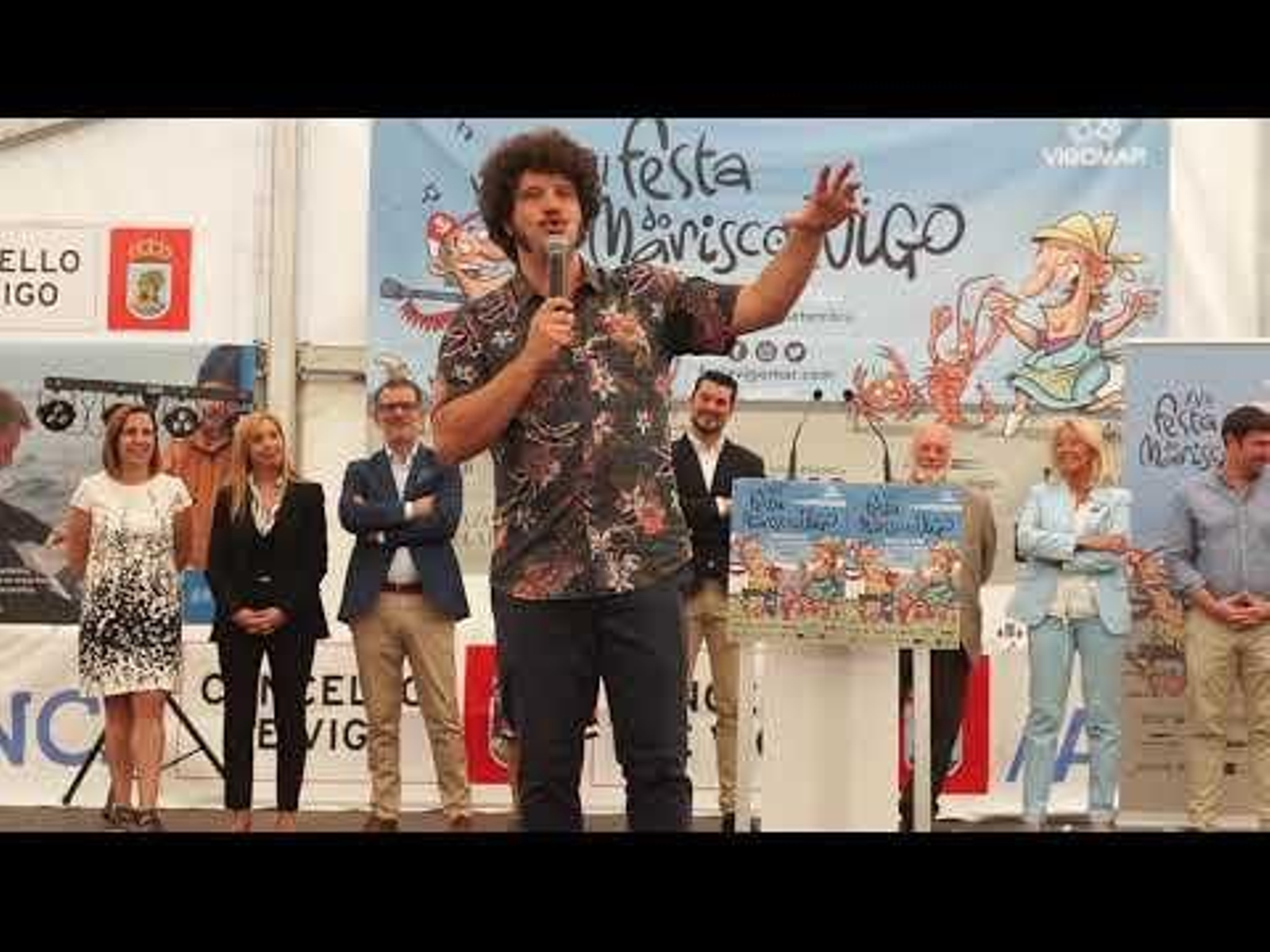 Touriñán, pregonero en la Festa do Marisco