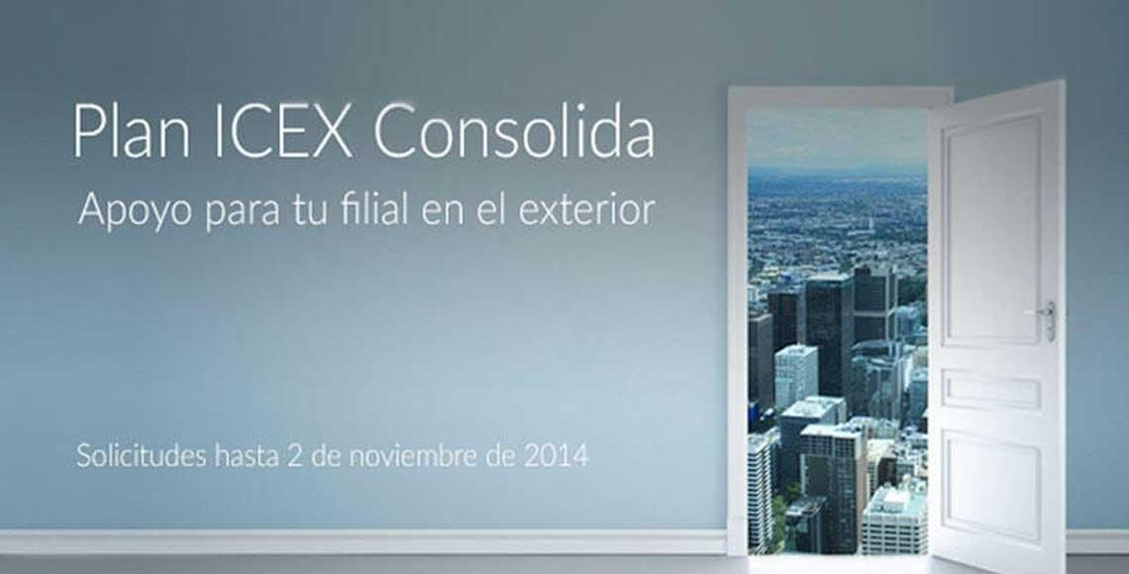 El plazo de presentación de solicitudes finaliza el próximo 2 de noviembre.