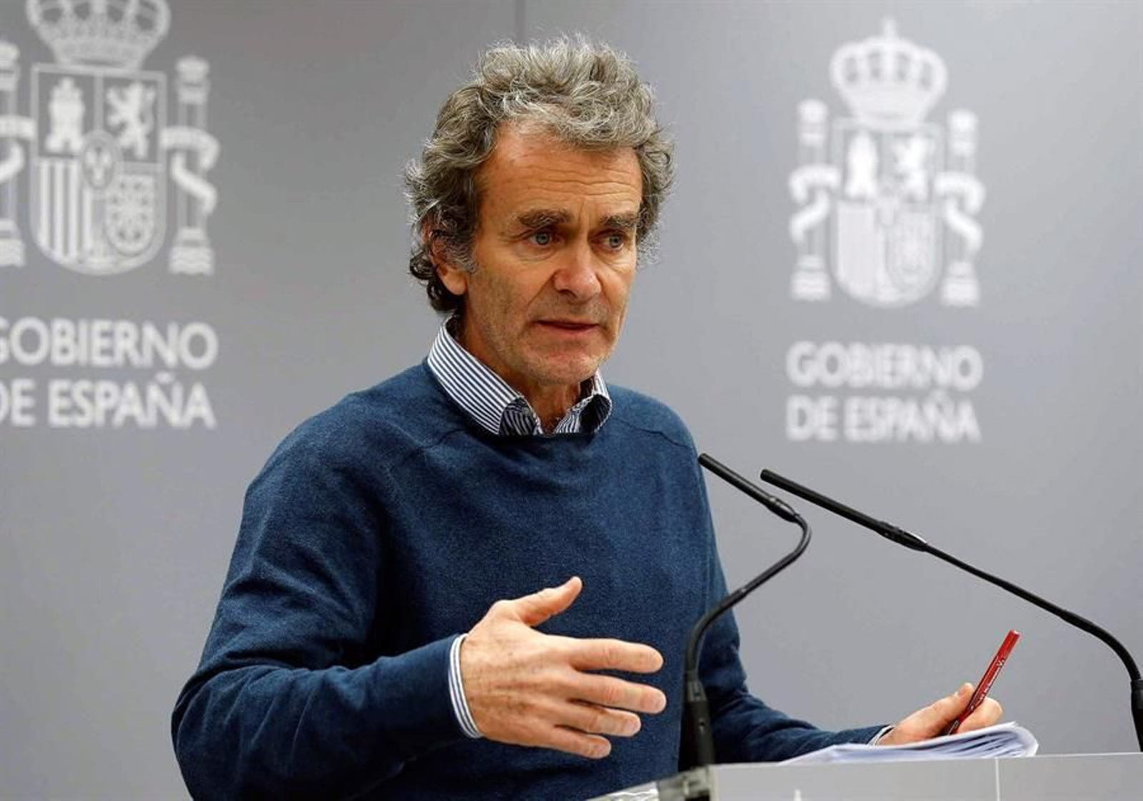 El director del Centro de Coordinación de Alertas y Emergencias Sanitarias, Fernando Simón