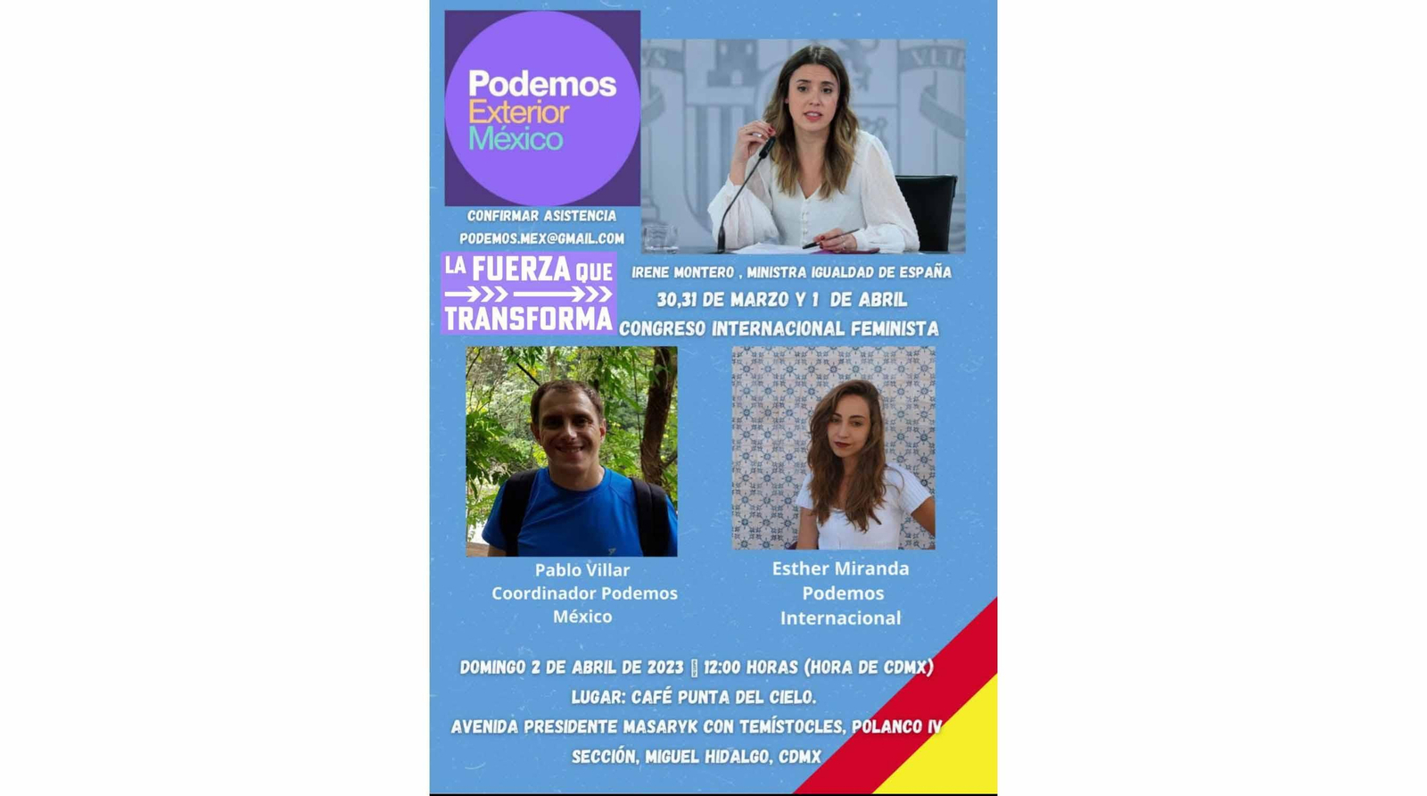 Podemos Exterior México web